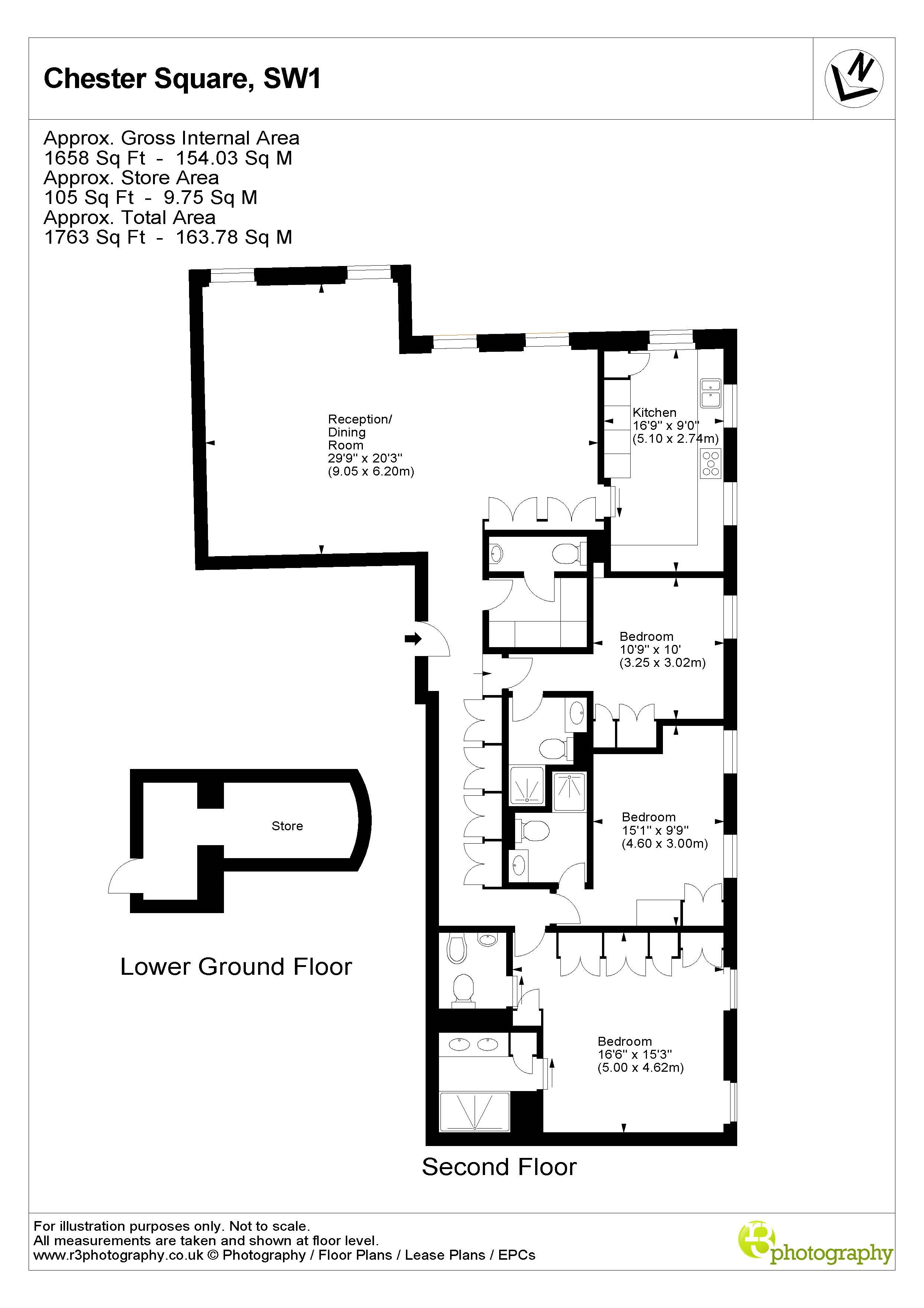8, 40, Chester Square, London floorplan