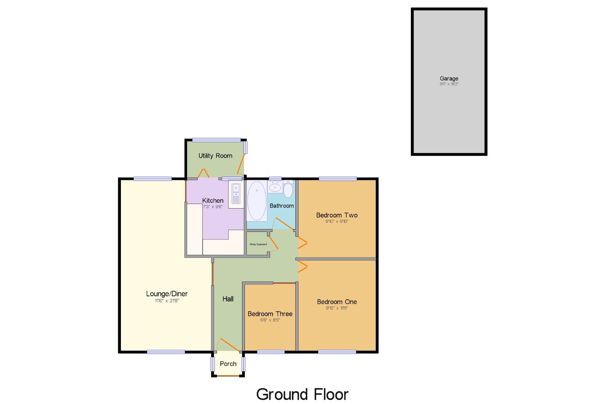 3 Bedrooms Bungalow for sale in High View Drive, Ashcott, Bridgwater TA7