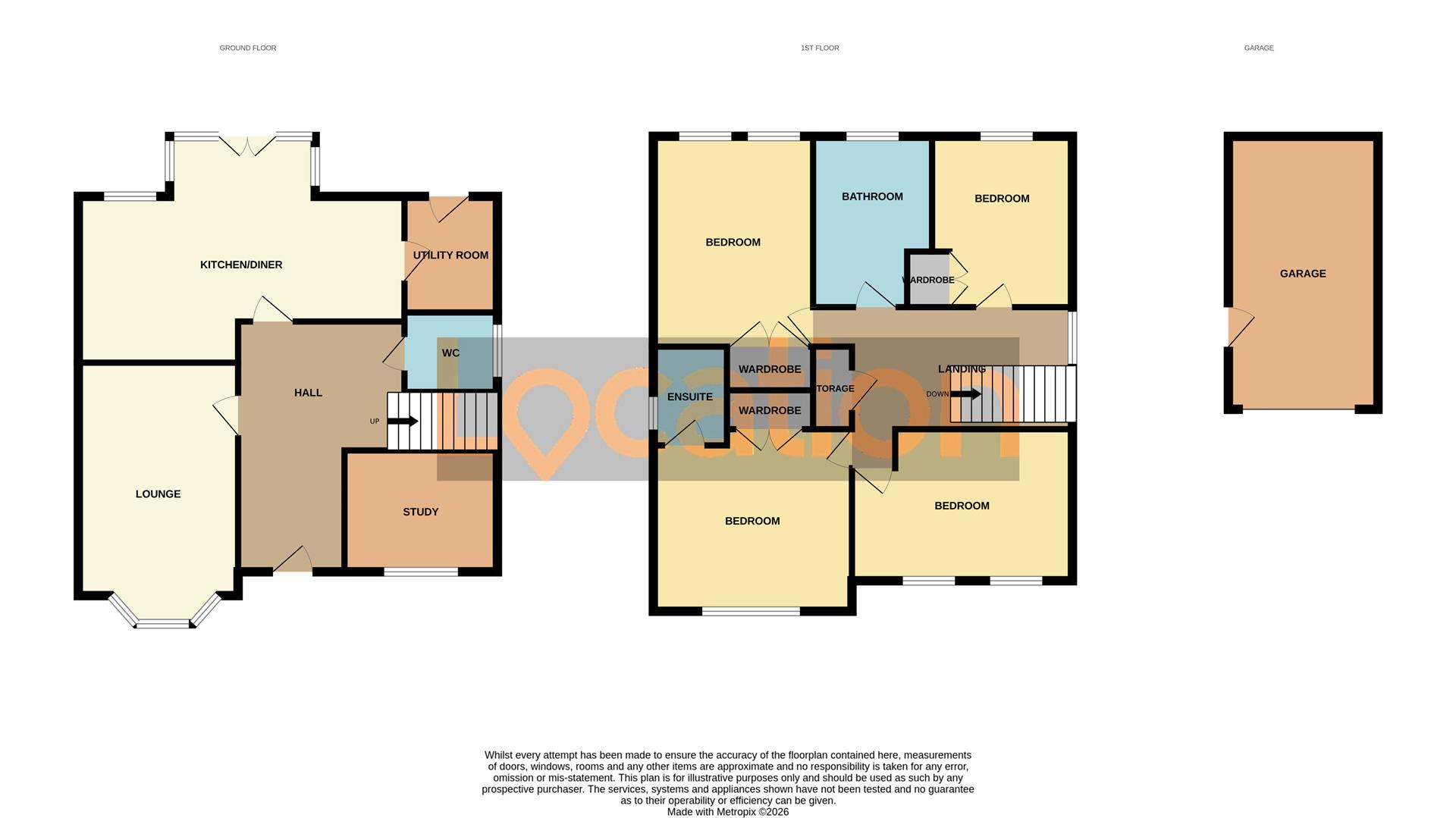 26, Goldcrest Road, Mansfield floorplan
