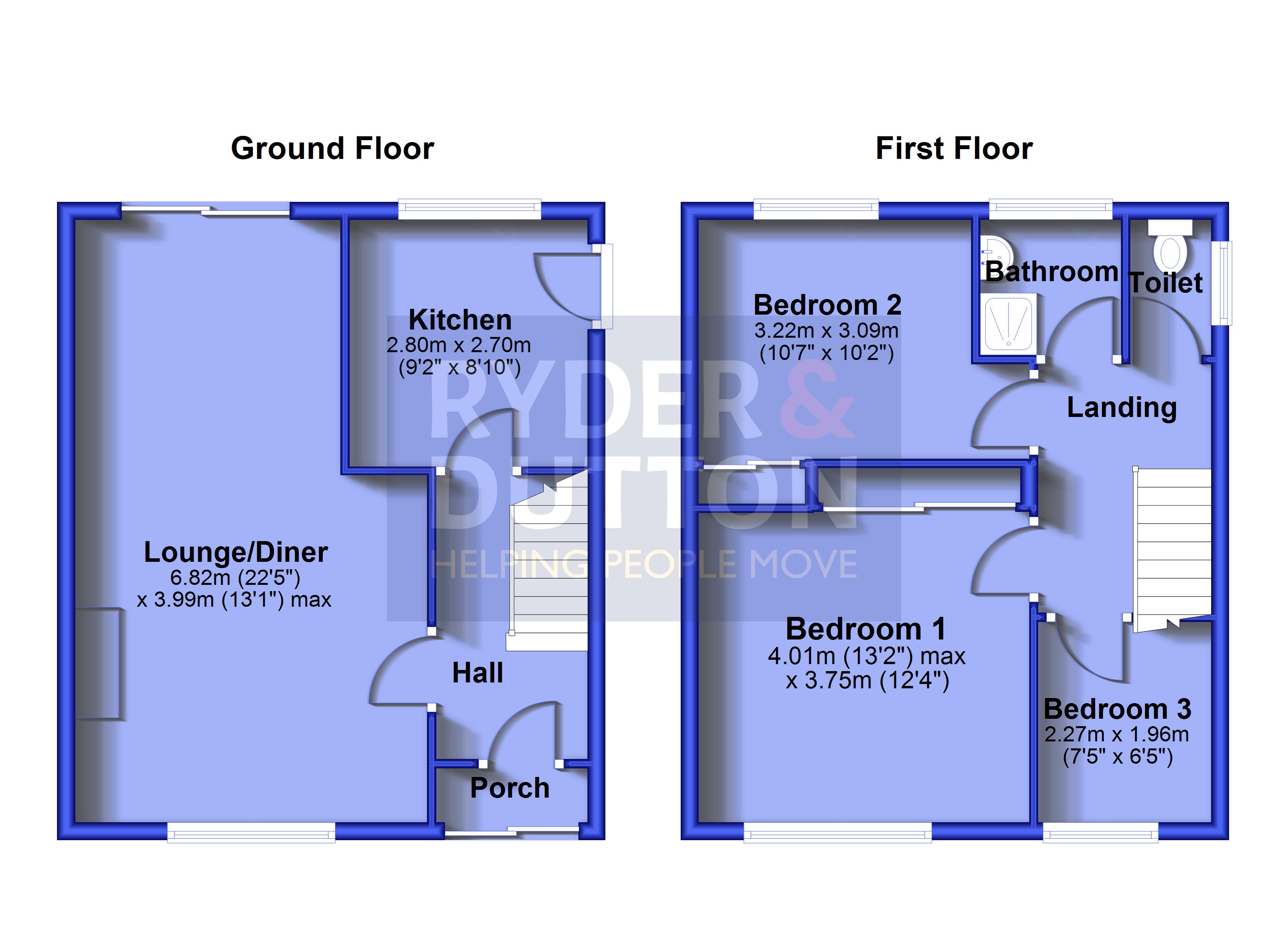 22, Shaftesbury Drive, Greater Manchester floorplan