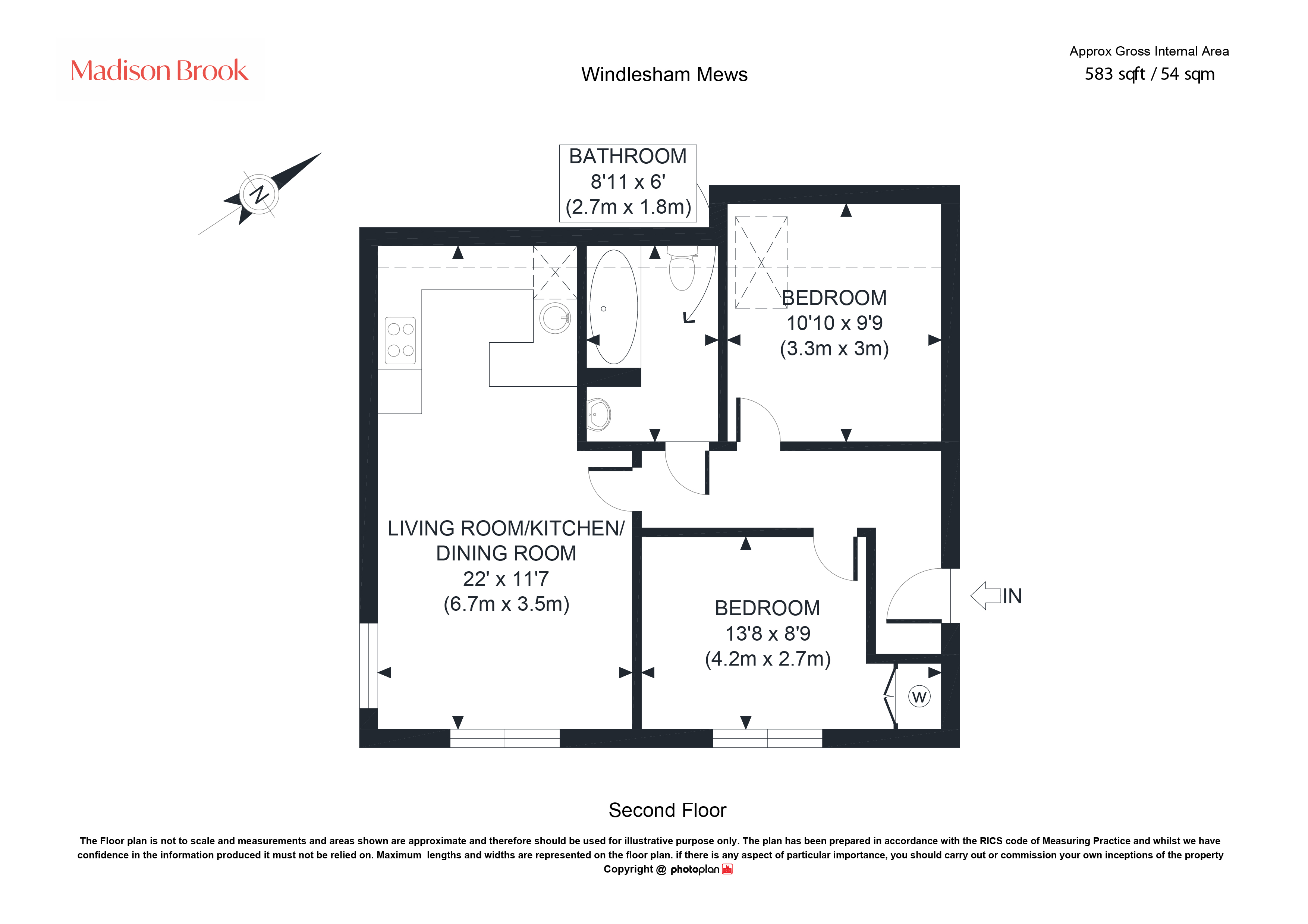 4, Windlesham Mews, Hampton Hill floorplan