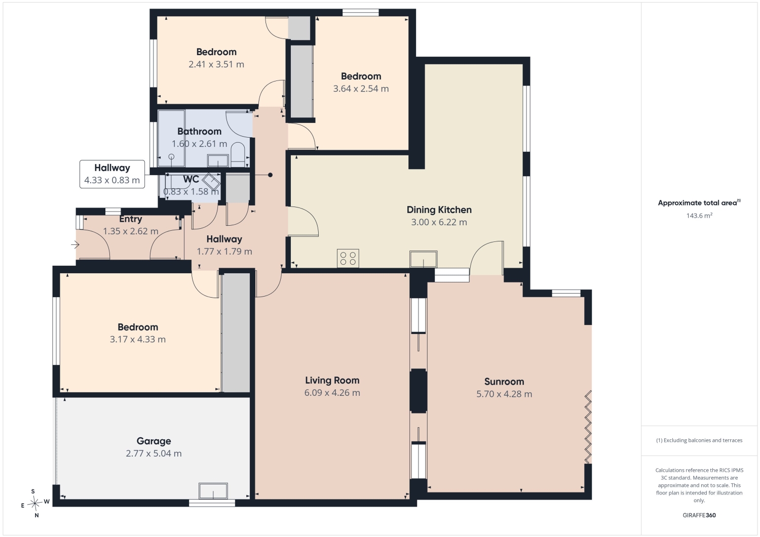 14, Hawkshead Avenue, Dronfield floorplan