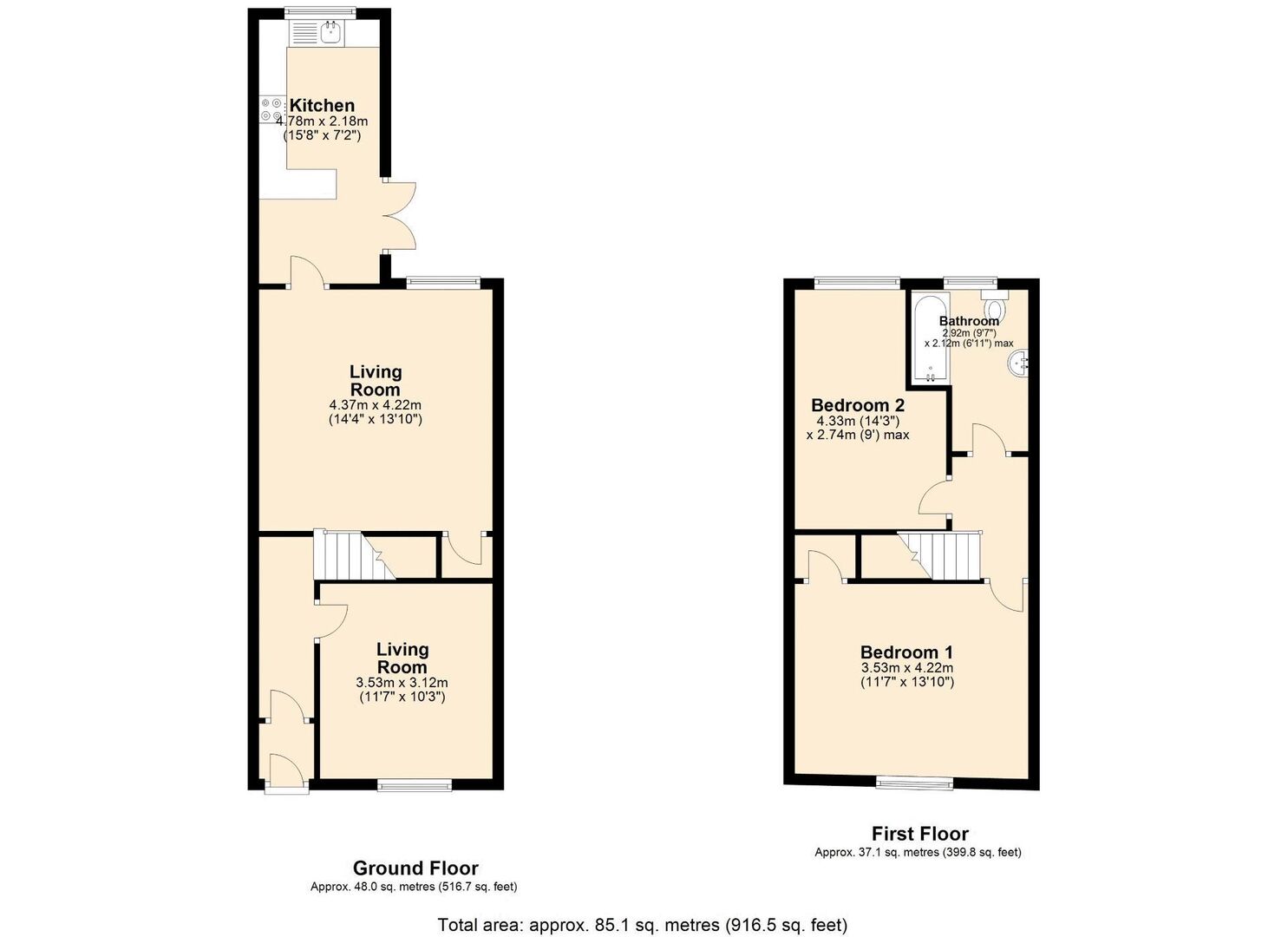 51, Hodder Street, Accrington BB5, 2 bedroom terraced house for sale