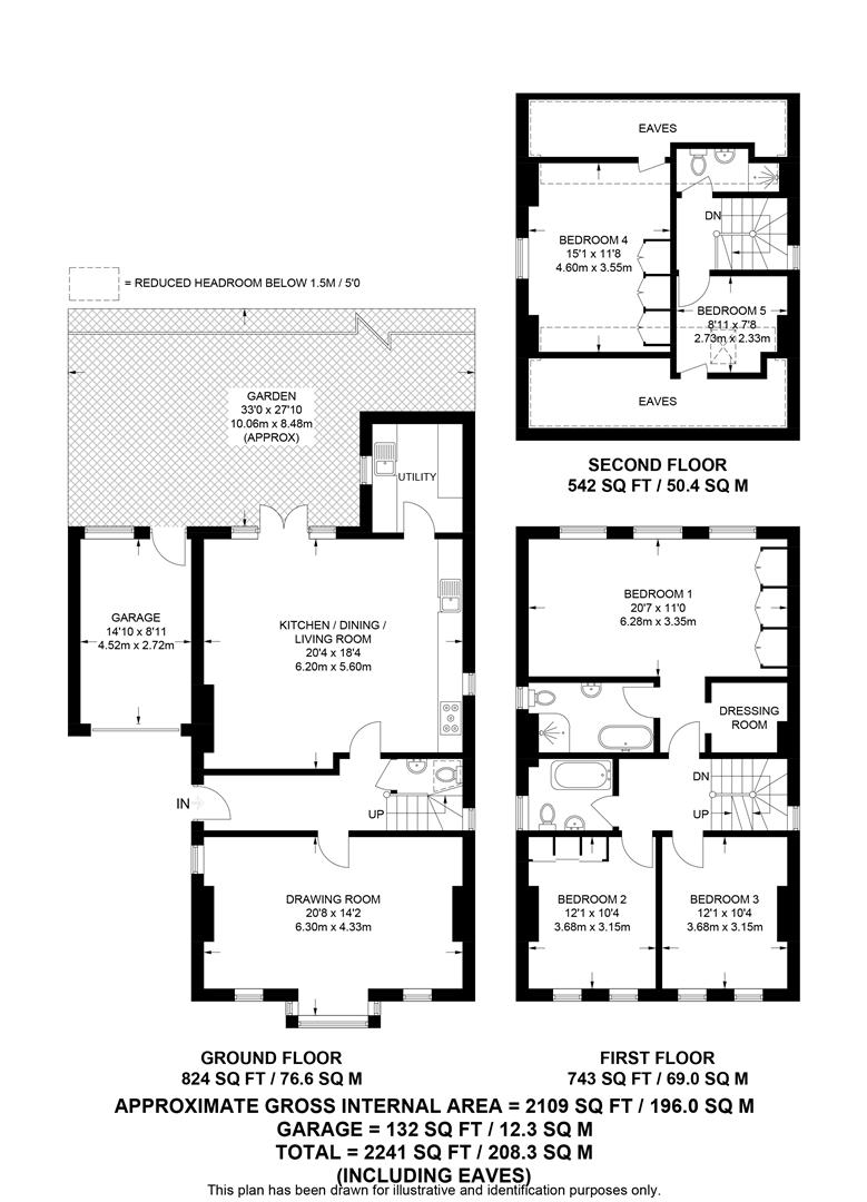 96, Bulmershe Road, Reading floorplan