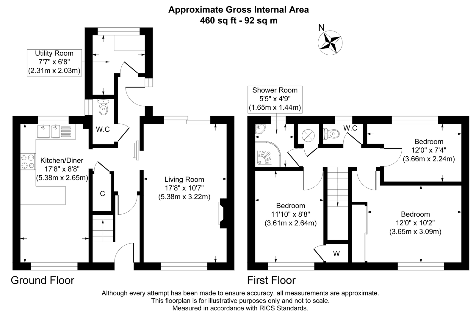 12, Dove Road, Tonbridge floorplan