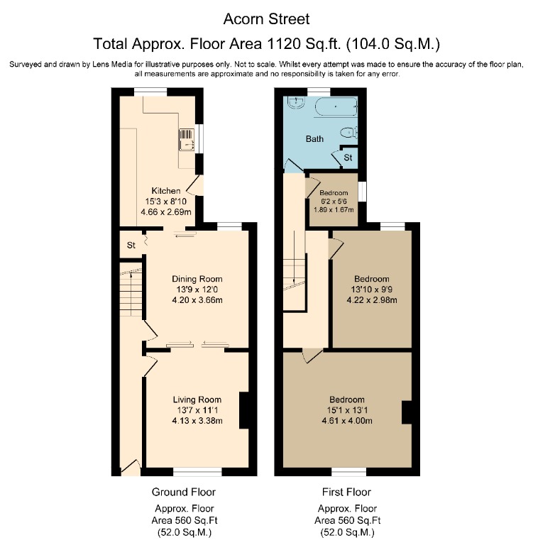 Acorn Street, NewtonLeWillows WA12, 3 bedroom terraced house for sale
