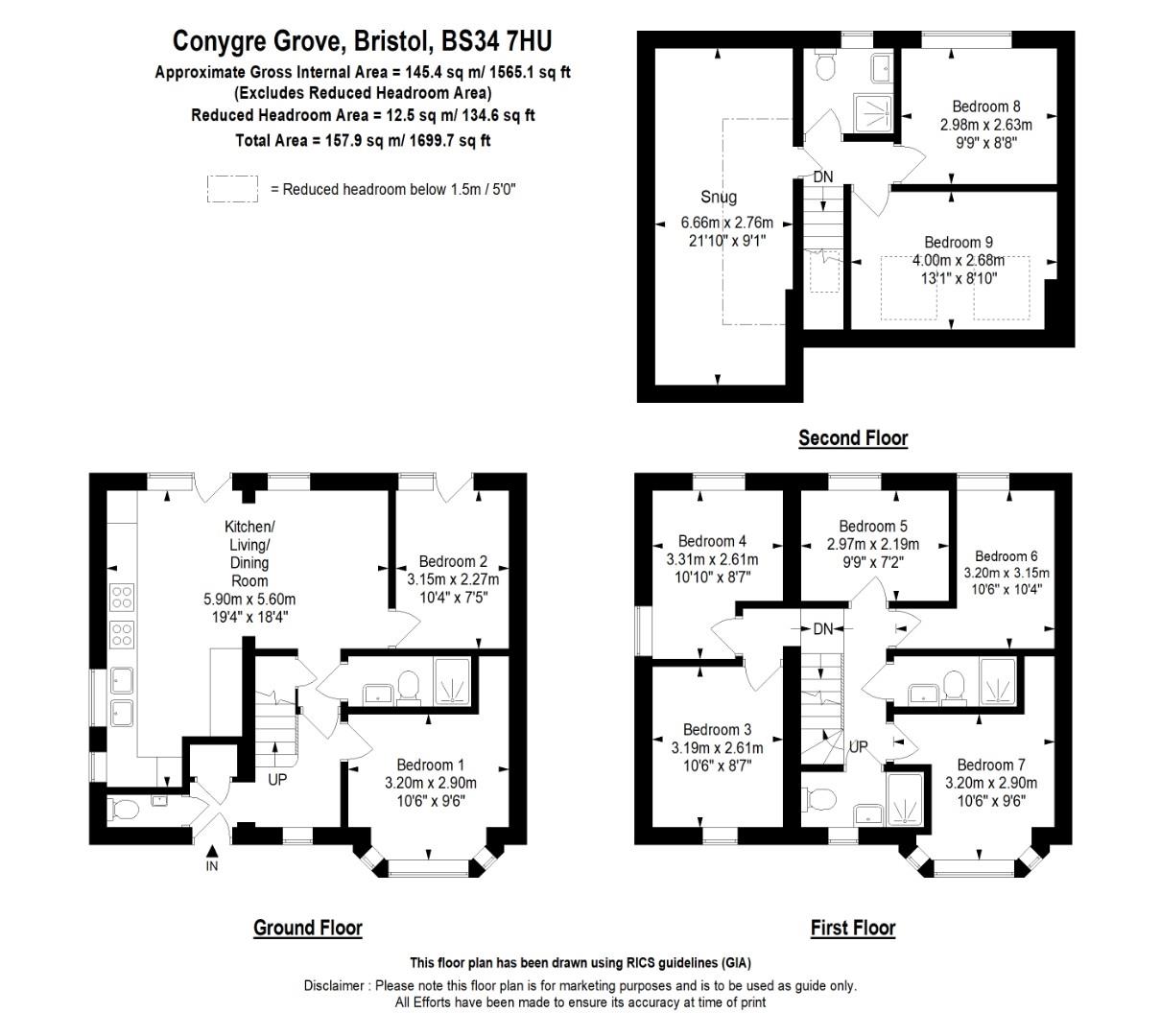 82, Conygre Grove, Filton floorplan