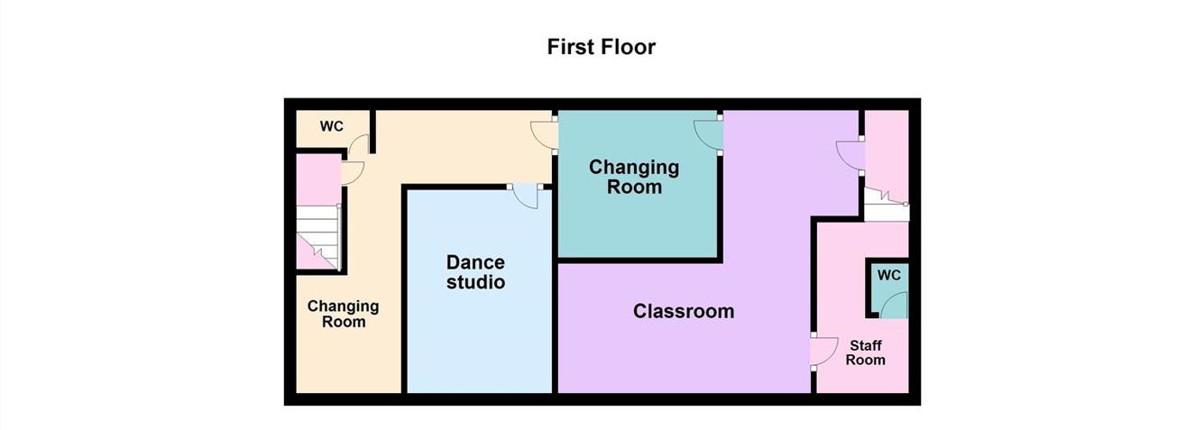 First Floor, 53A - 57 Wellington Street, Leicester floorplan