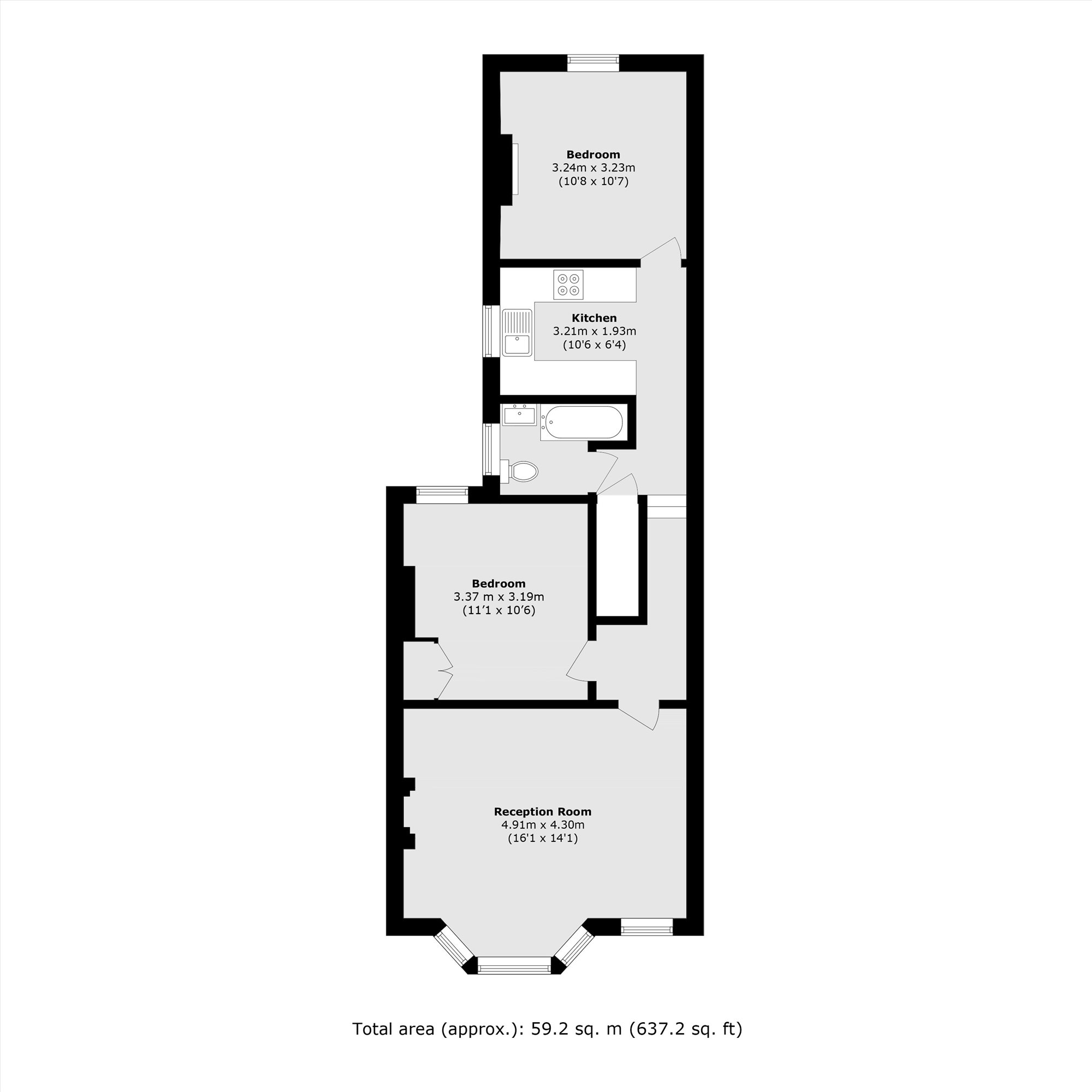 George Lane, London floorplan