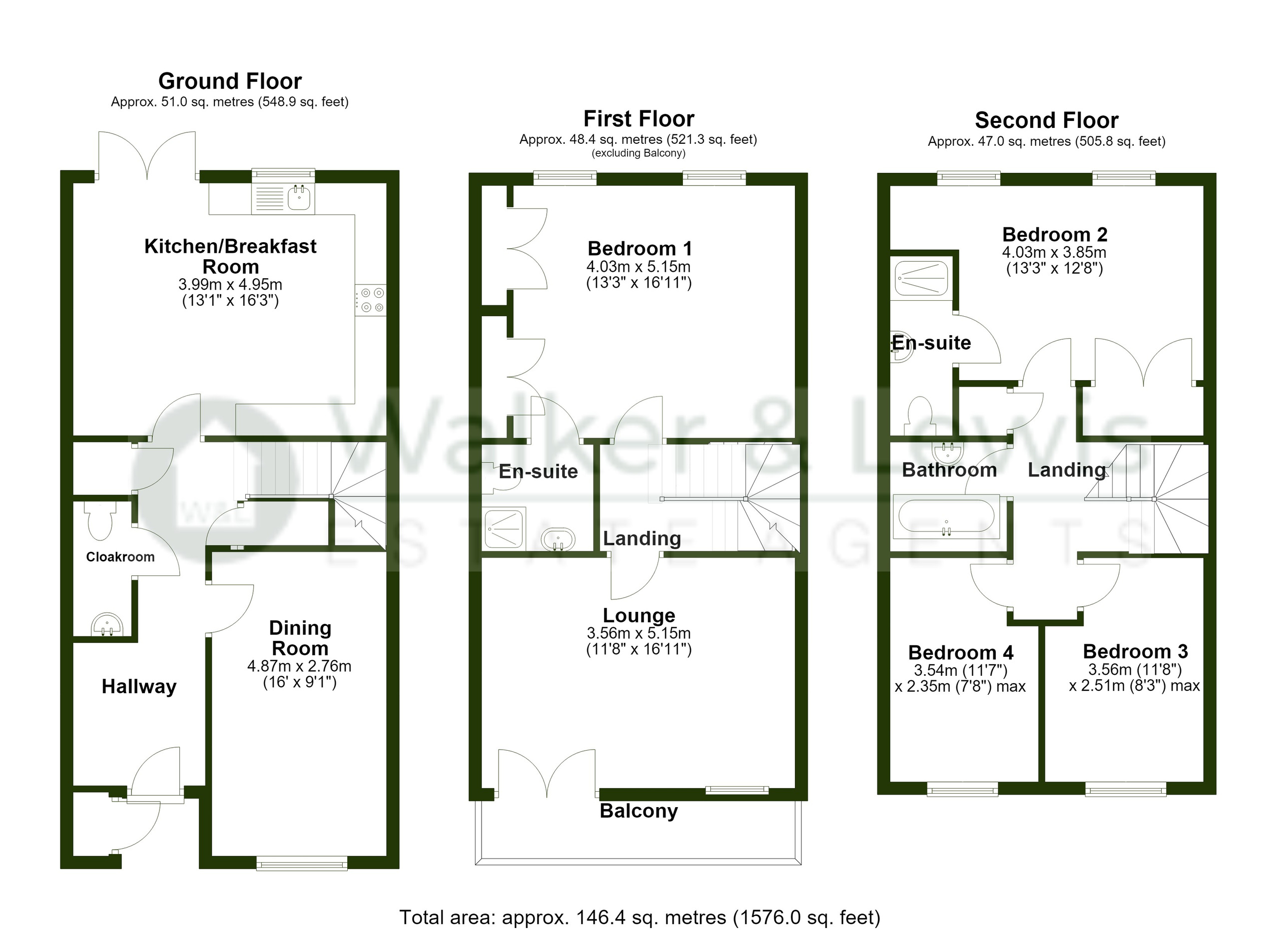 8 Nightingale Gardens, Pontypridd floorplan