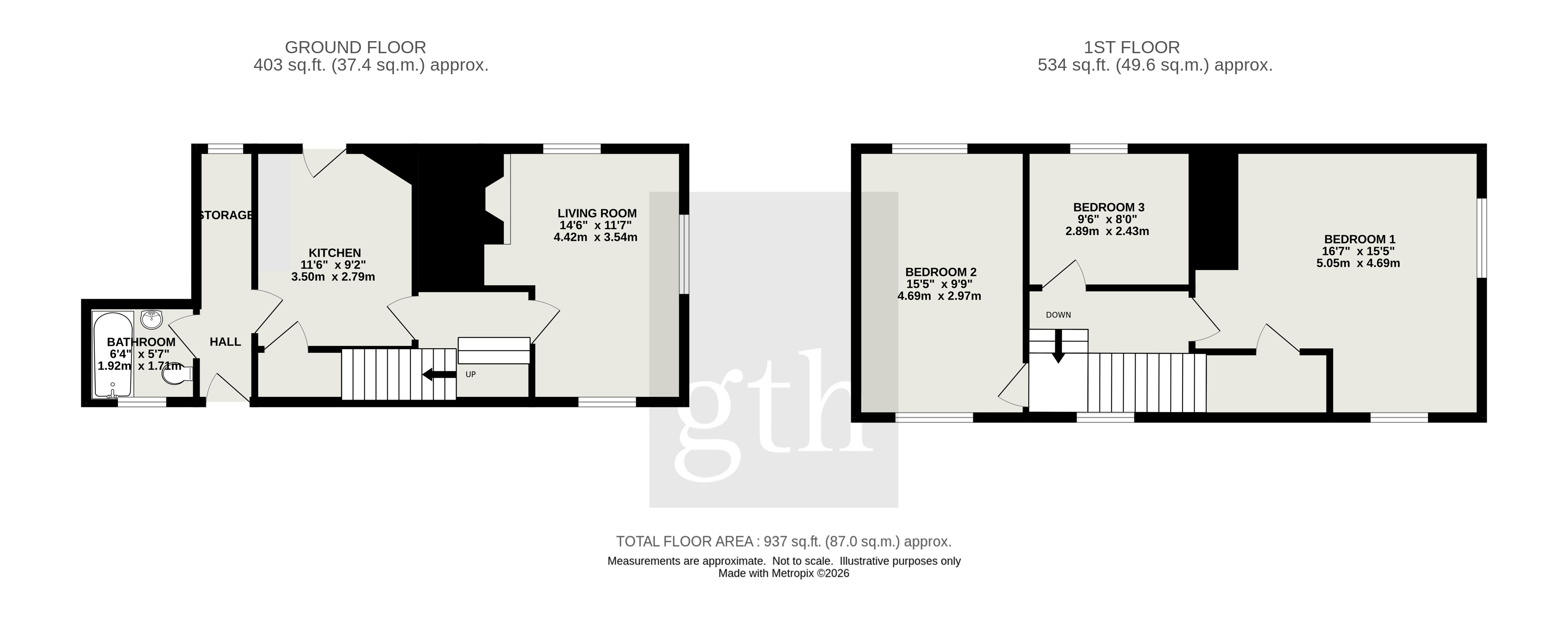 5 Stowey Court Cottages,, Nether Stowey, Somerset floorplan
