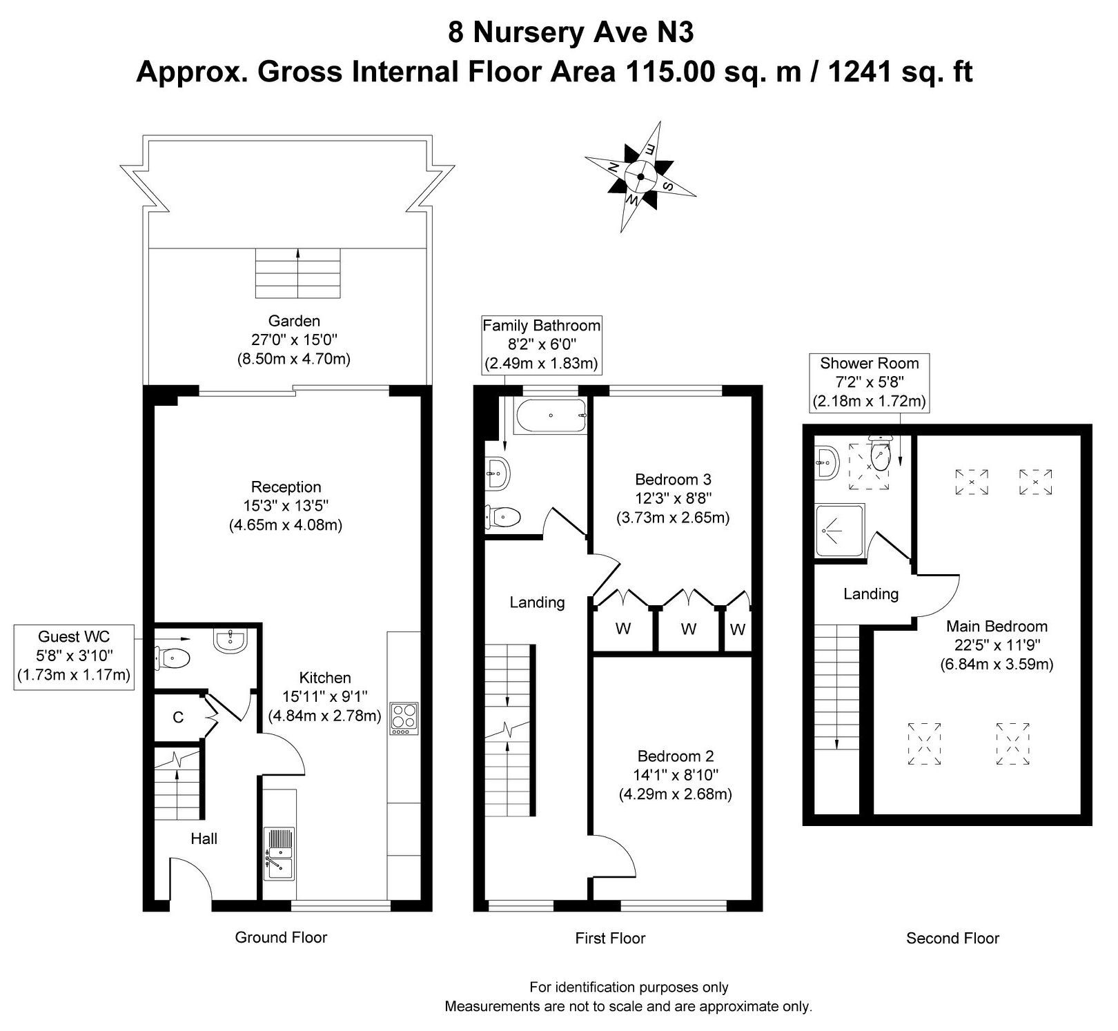 8, Nursery Avenue, London floorplan