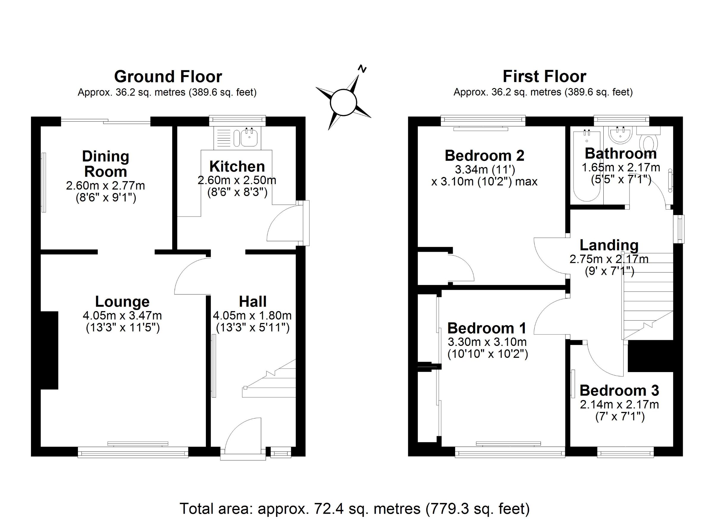 2 Avon Court, Doncaster floorplan
