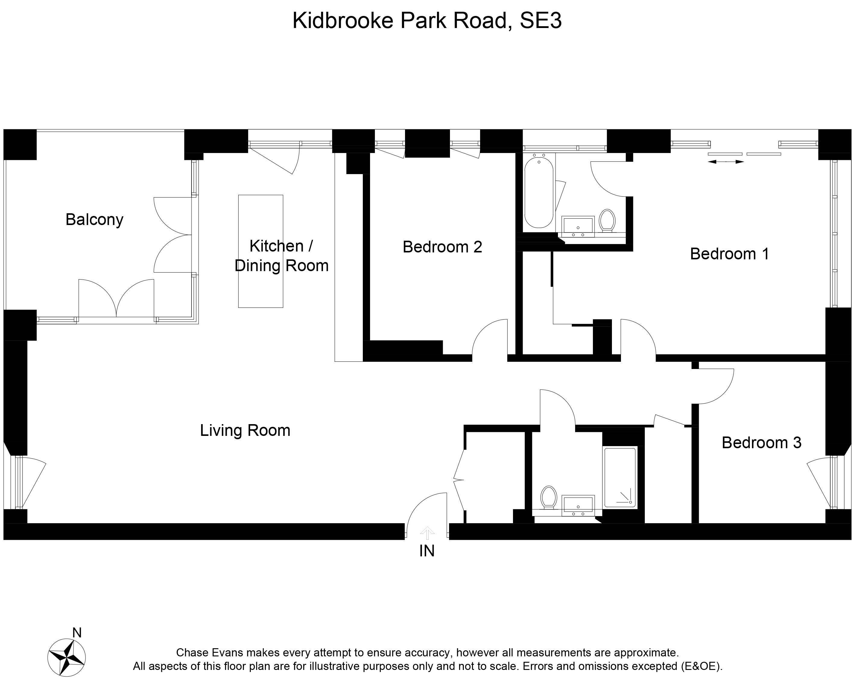 3 Bedrooms Flat to rent in 305 Kidbrooke Park Road Kidbrooke Village, London SE3