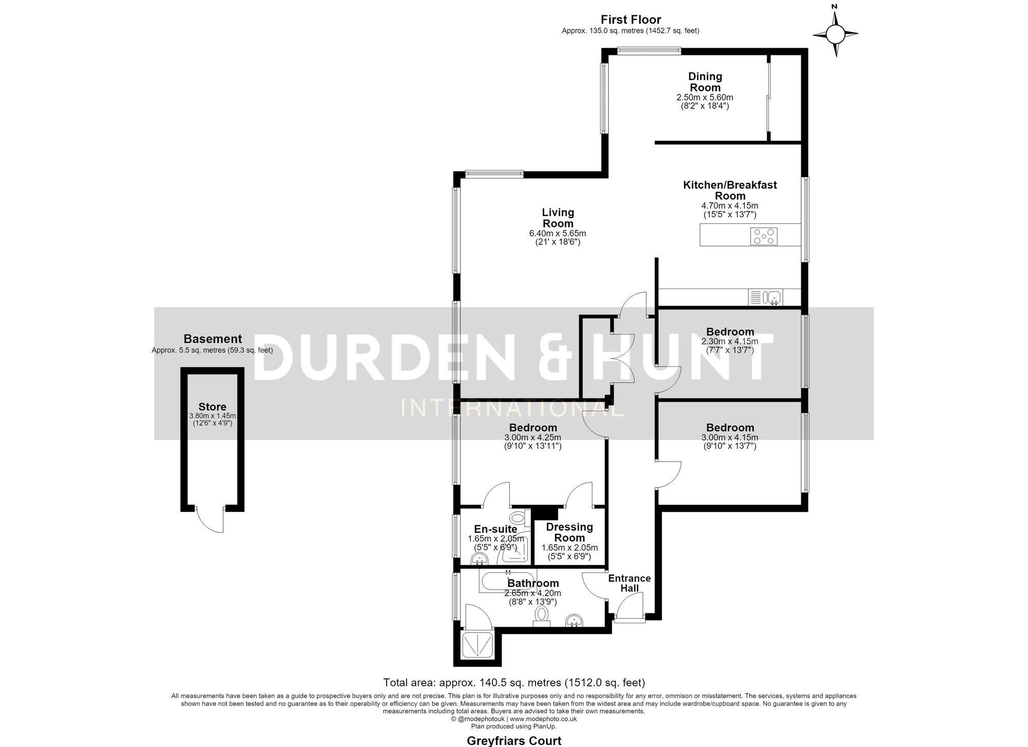 4 Greyfriars Court Castle Road, Colchester floorplan