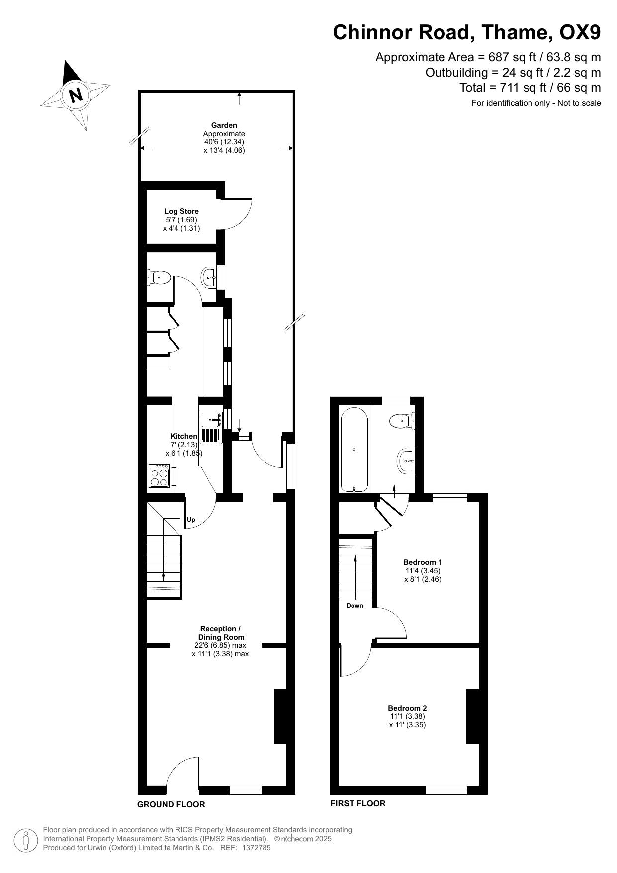 87, Chinnor Road, Oxfordshire, United Kingdom floorplan