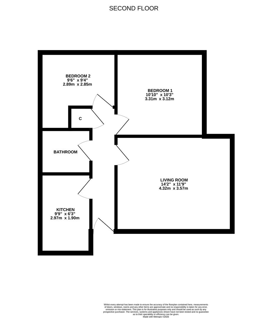 6, Bermondsey Drive, Hull floorplan
