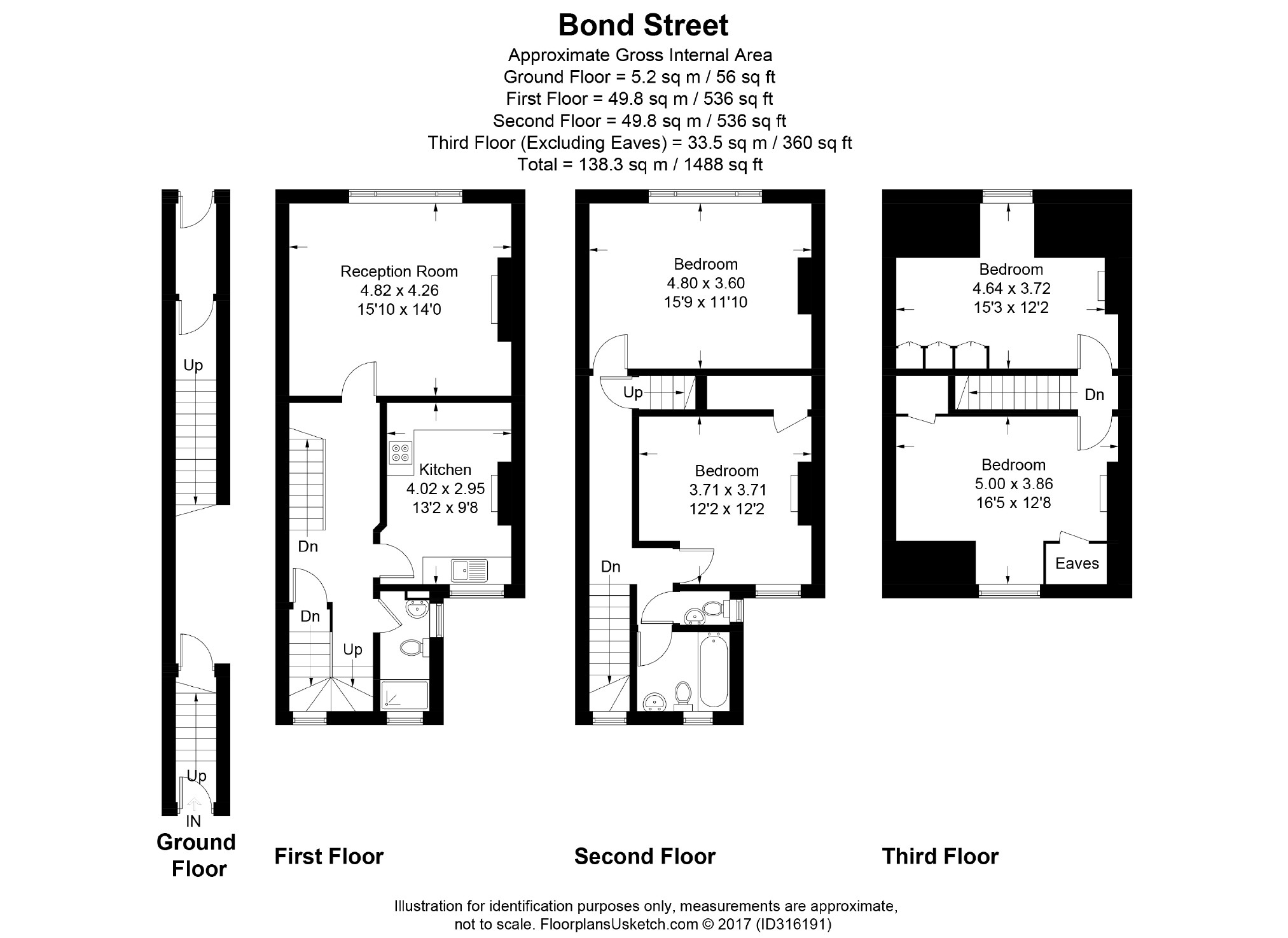 4 Bedrooms Flat to rent in Bond Street, Ealing, London W5