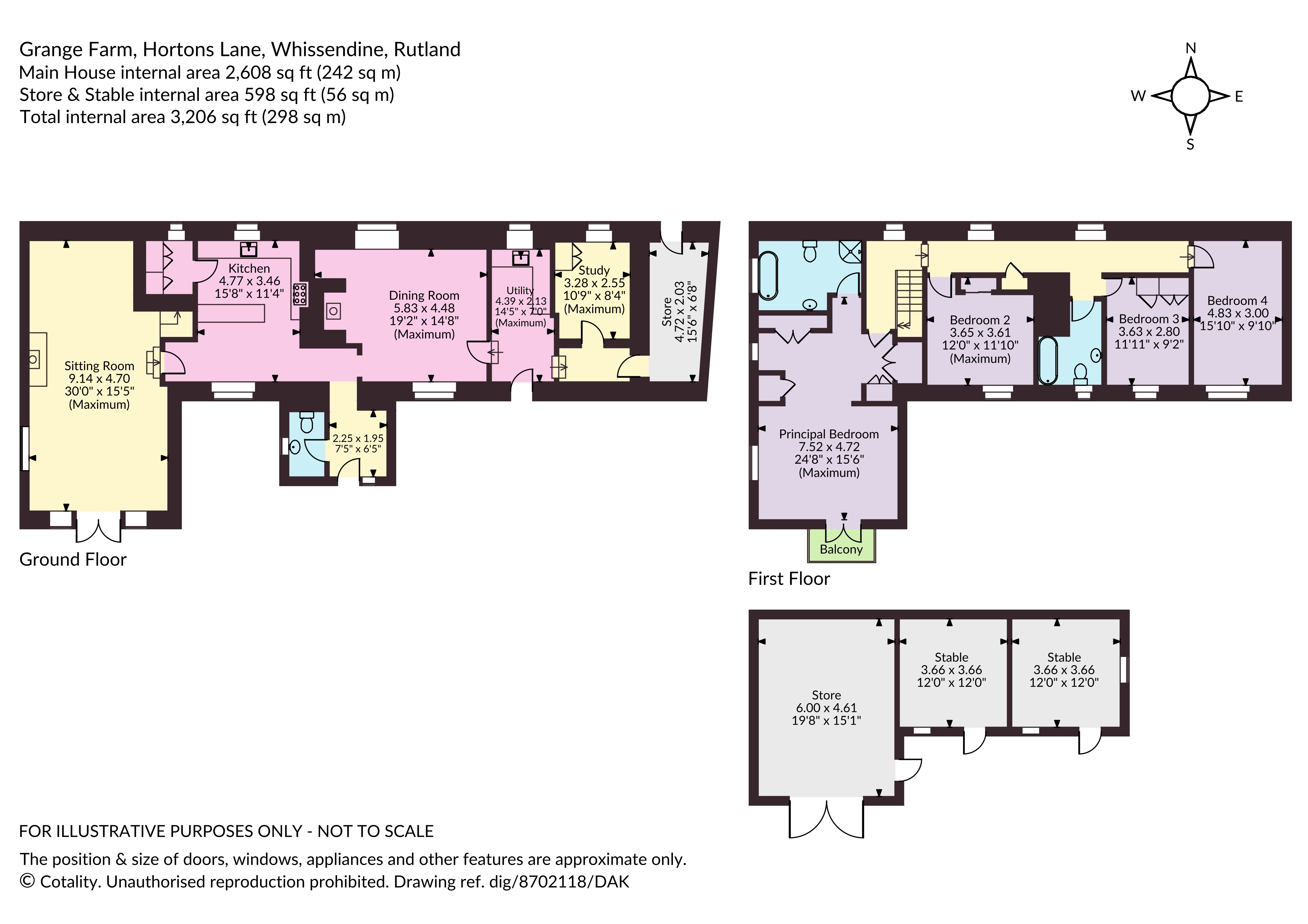 Grange Farm, 3, Hortons Lane, Oakham floorplan
