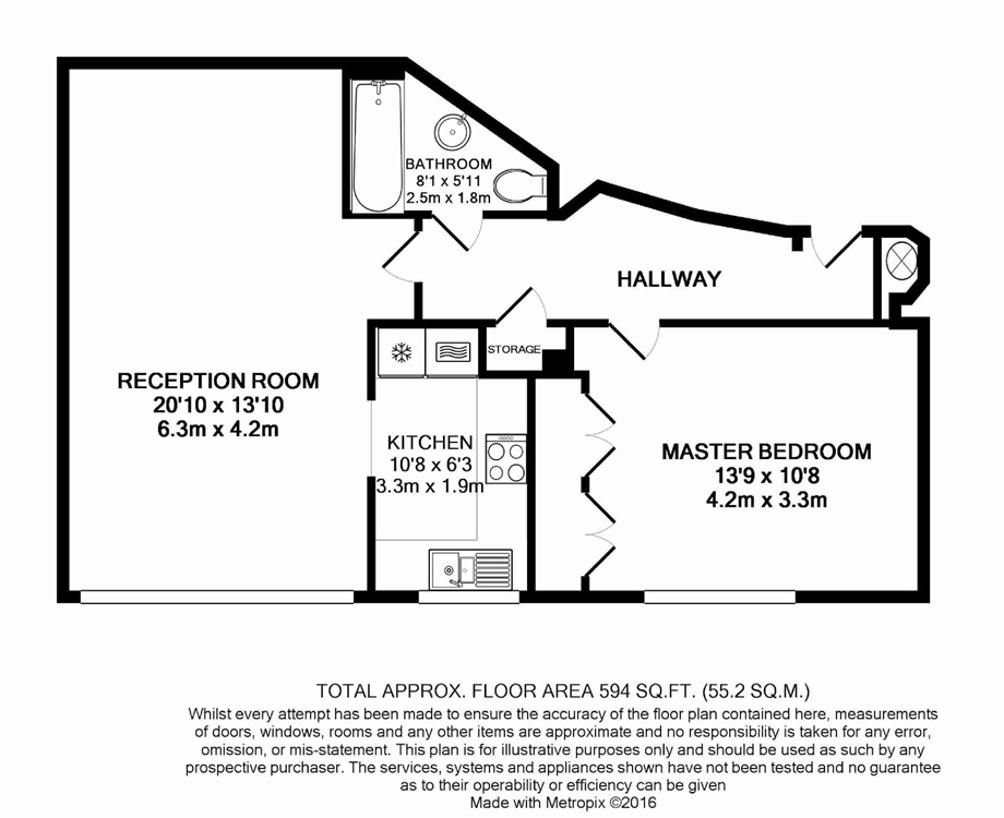 1 Bedrooms Flat to rent in City Reach, 22 Dingley Road EC1V