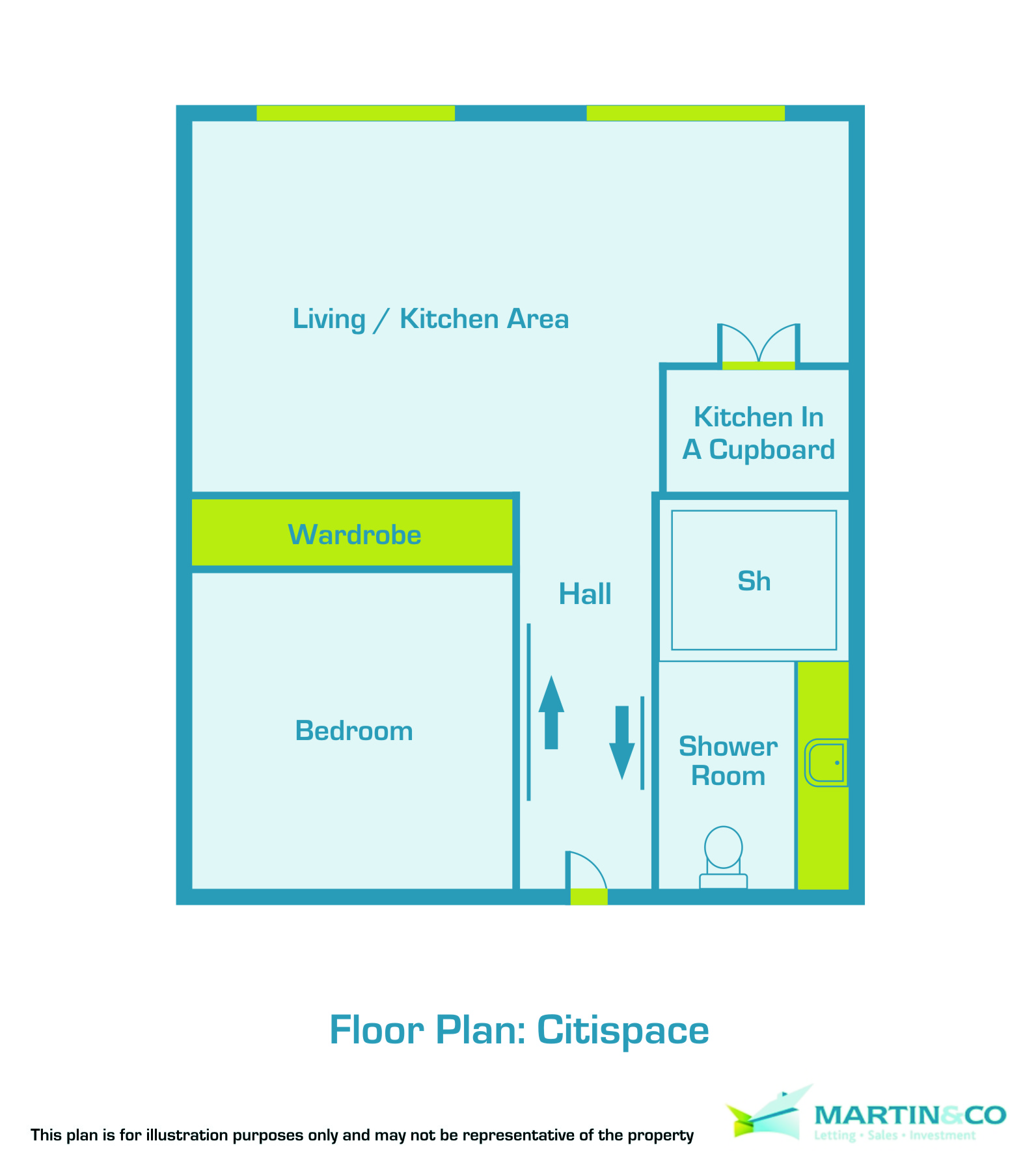 S122, Citispace South, West Yorkshire floorplan