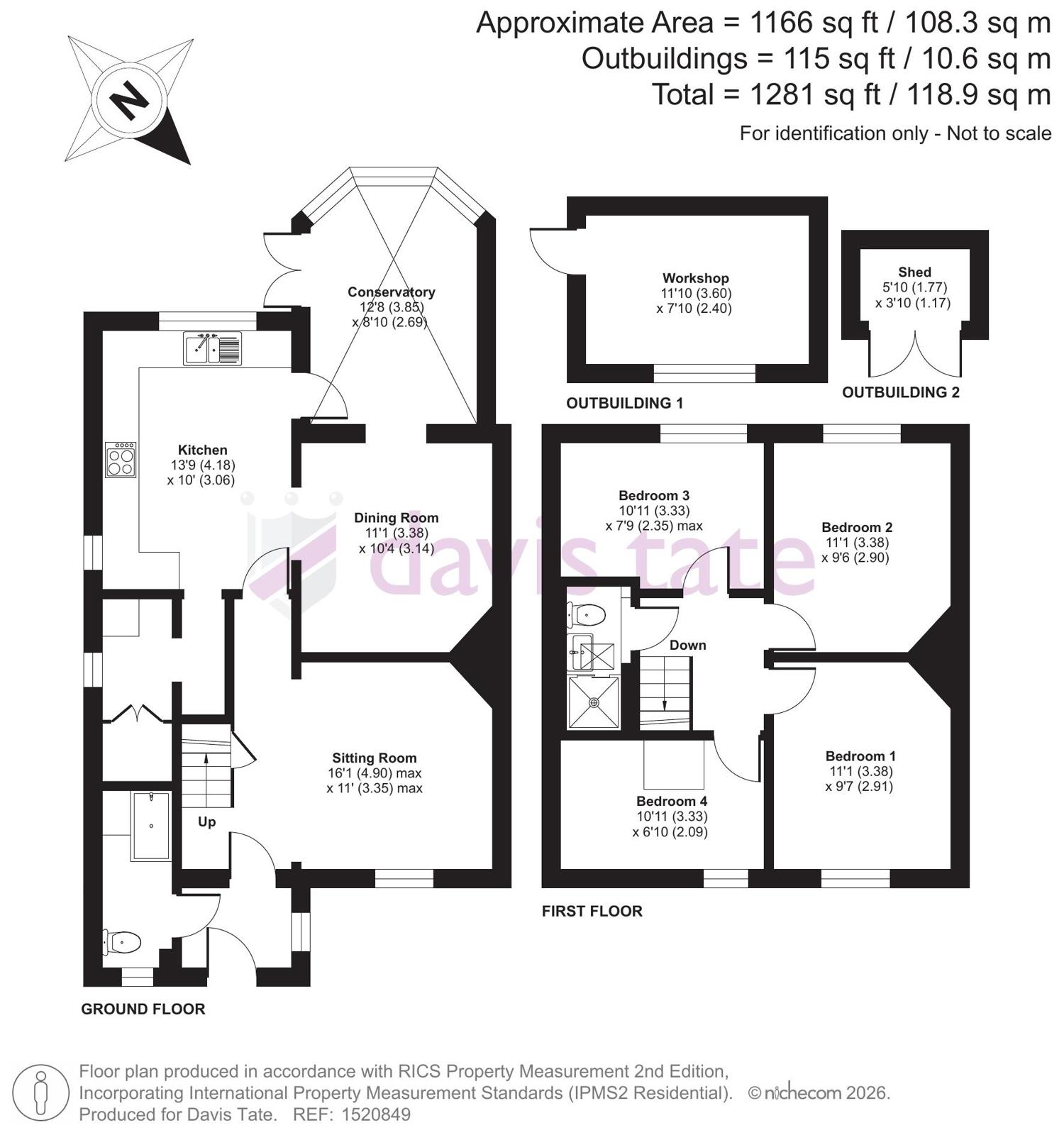 Beech House, 4, Hazelmoor Lane, Reading floorplan