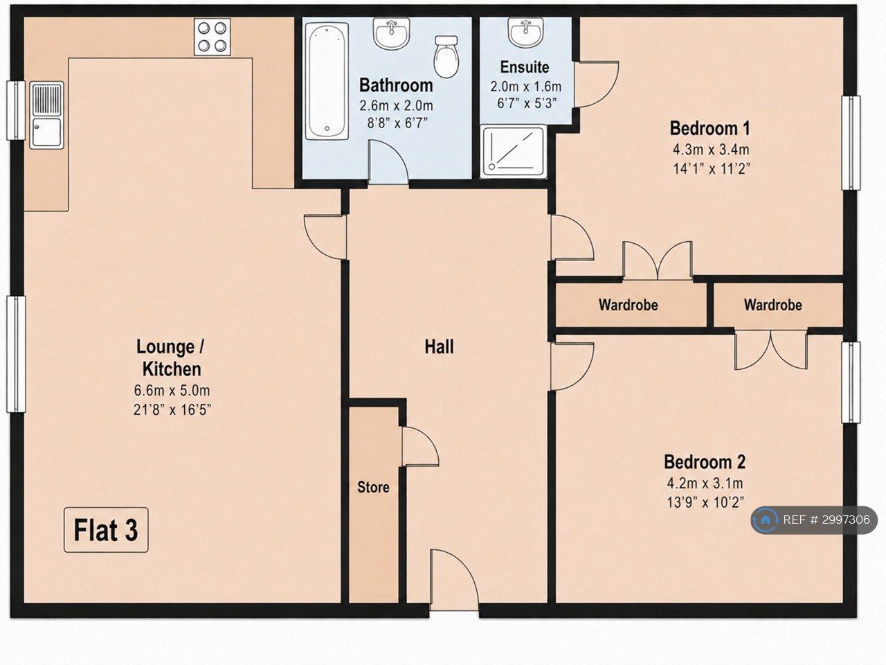 Auchentoshan Terrace, Glasgow floorplan