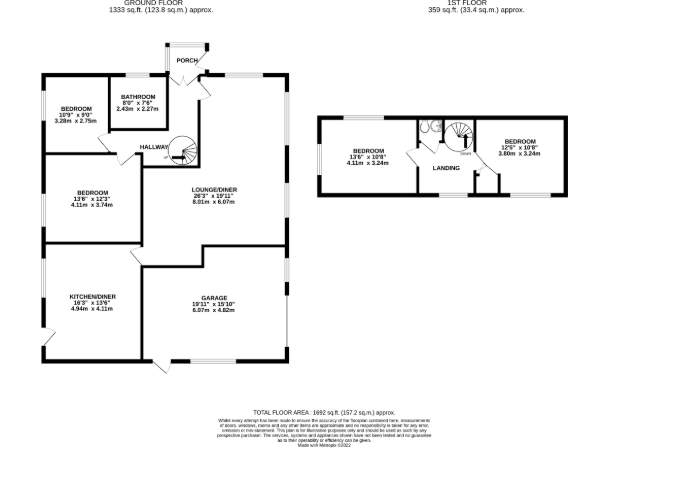 199, Overdale Road, Stockport floorplan