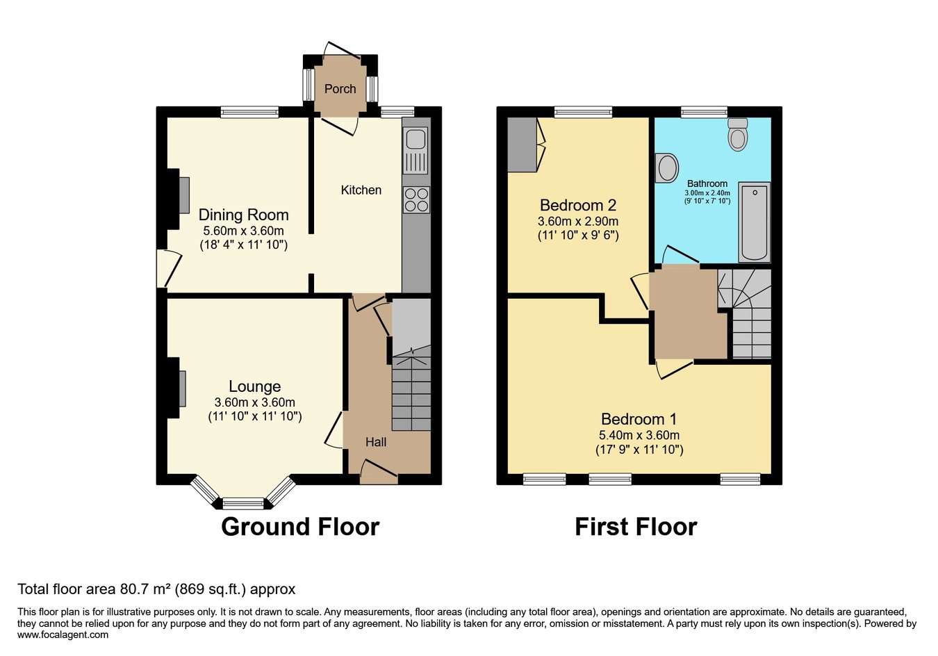 1, Berryfield Place, Ross-on-Wye floorplan