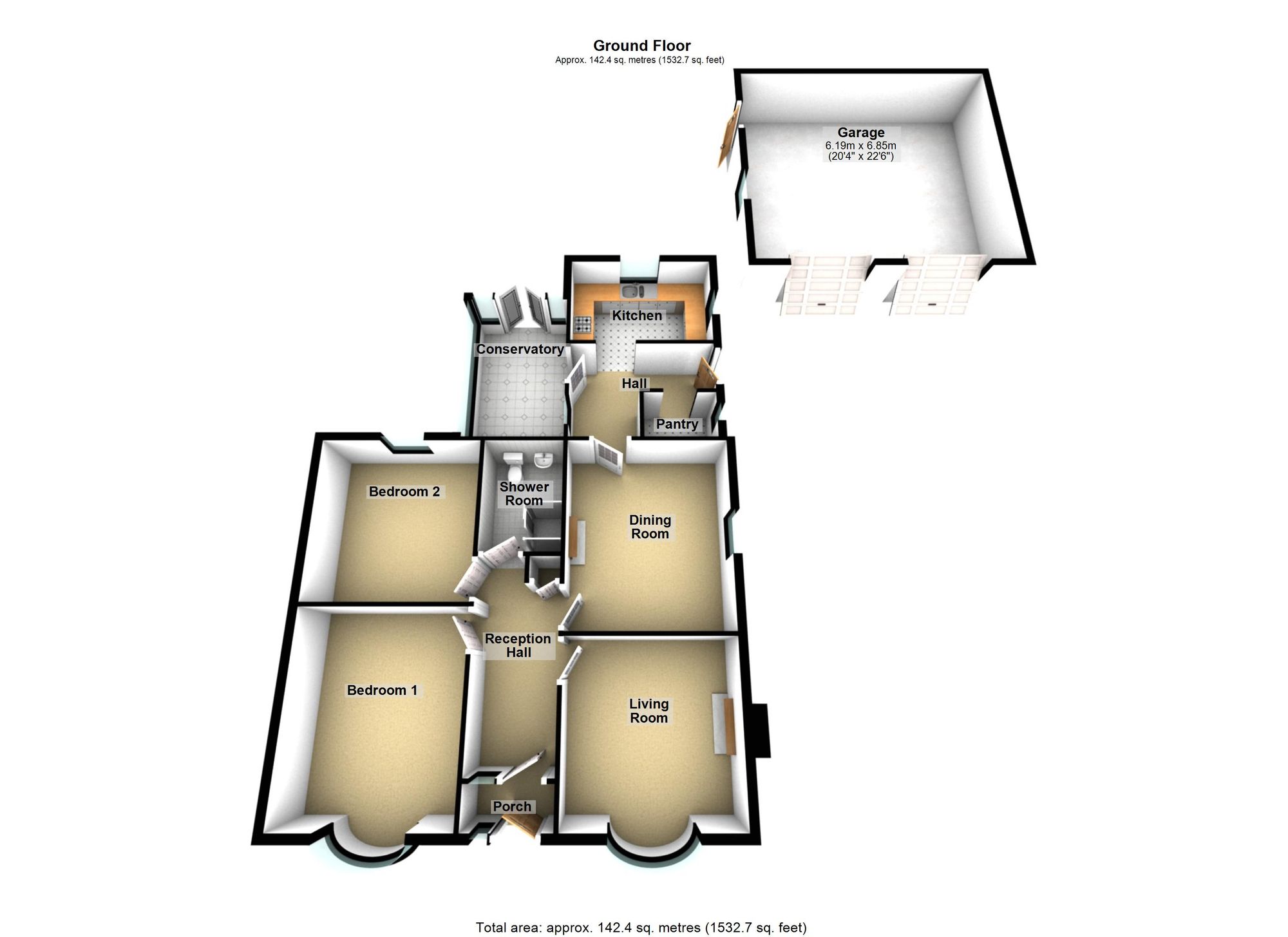 9 Battle Green, Doncaster floorplan