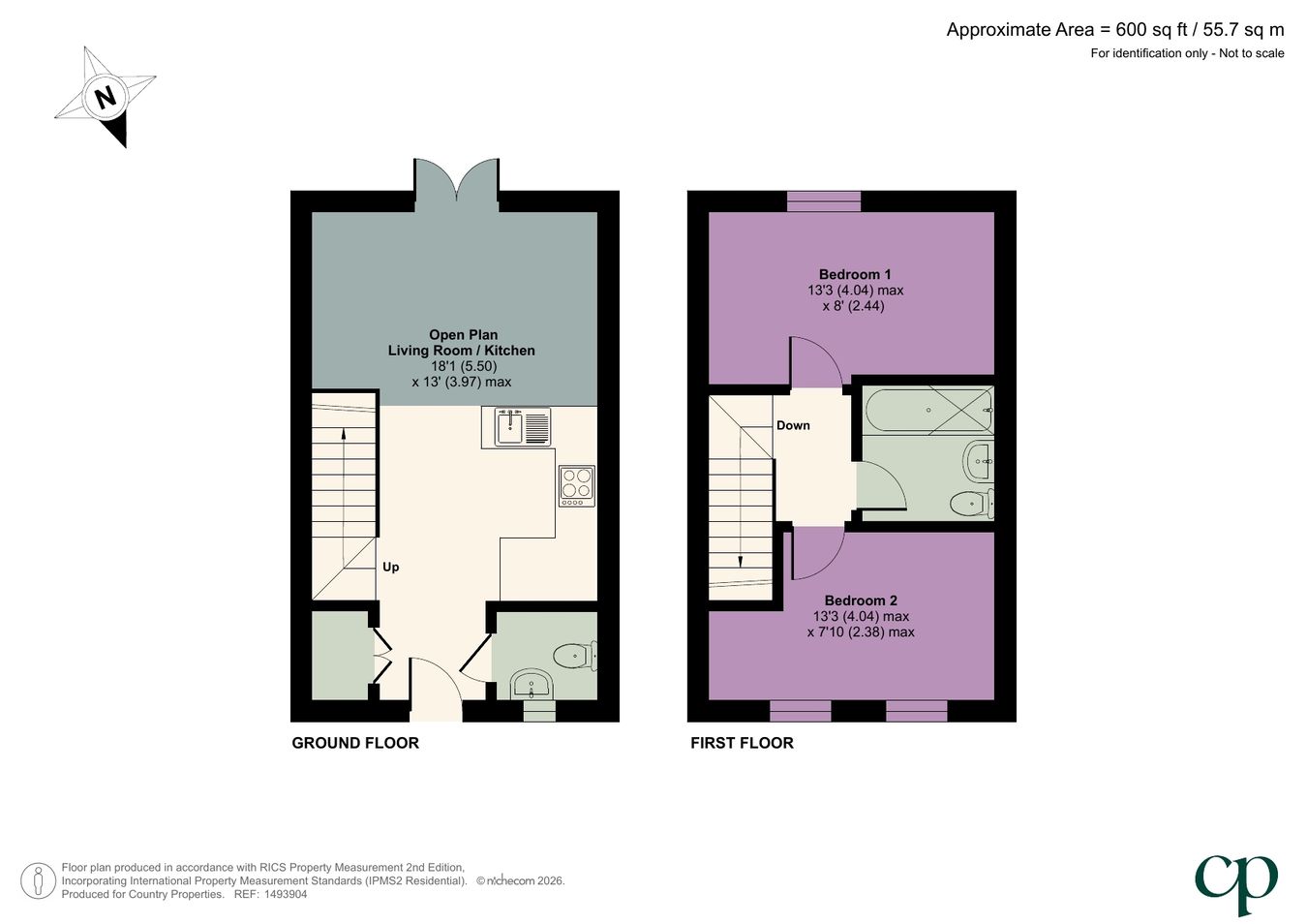 59, Ryder Way, Flitwick floorplan