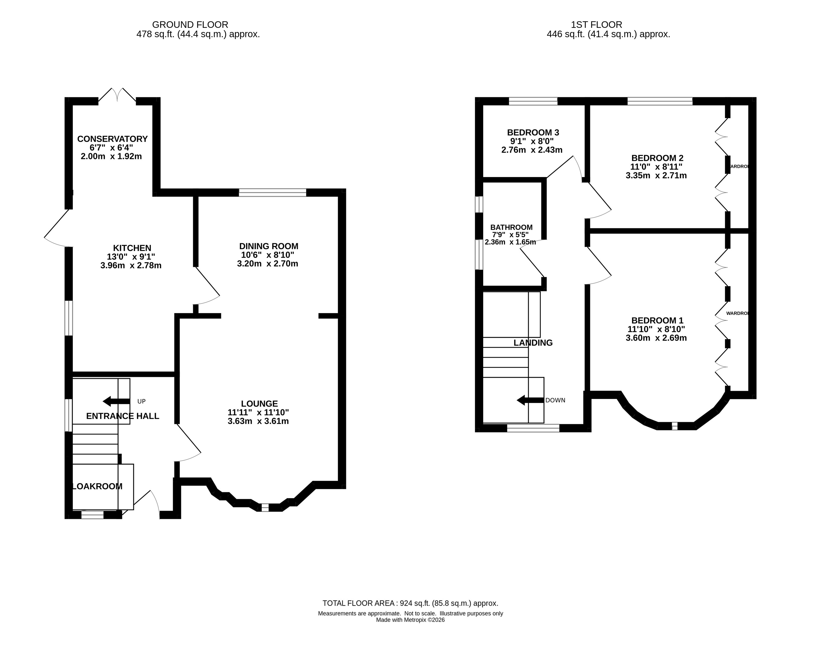 1, Goodwood Crescent, Timperley, Altrincham floorplan