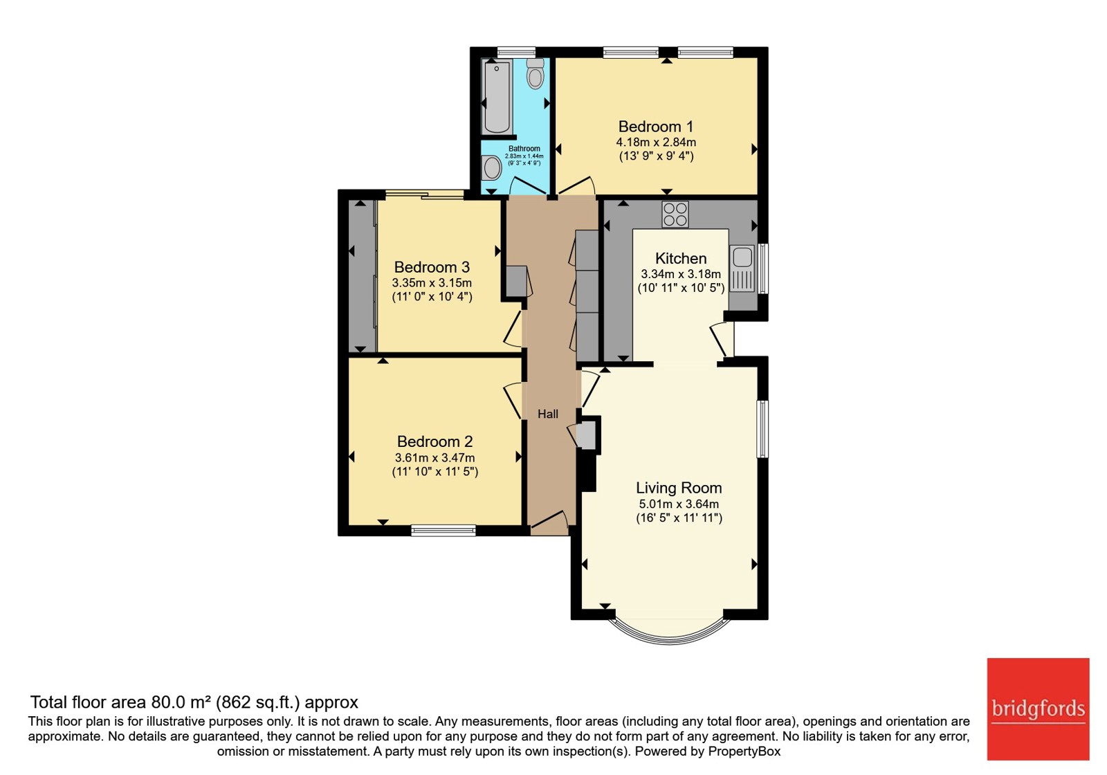 26, Norwood Road, West Yorkshire floorplan