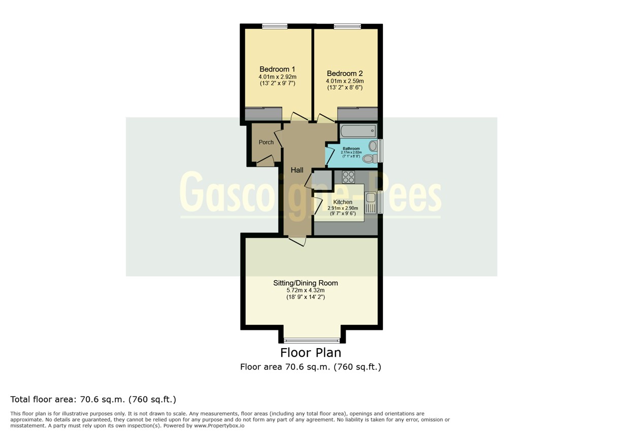 Flat 1, Camberley floorplan