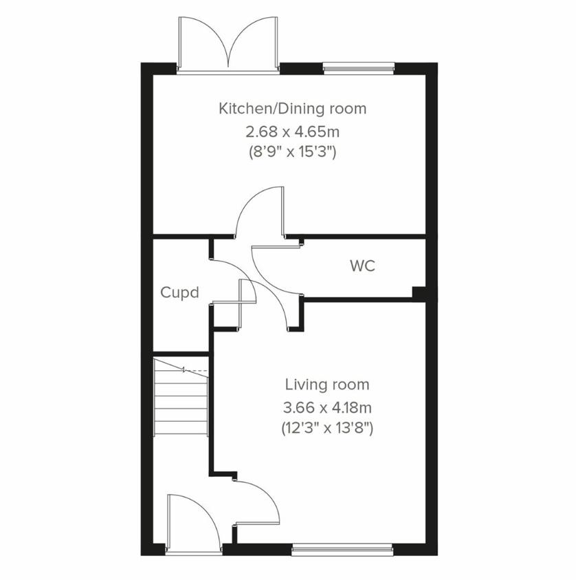 18, Shrew Close, Calverton floorplan
