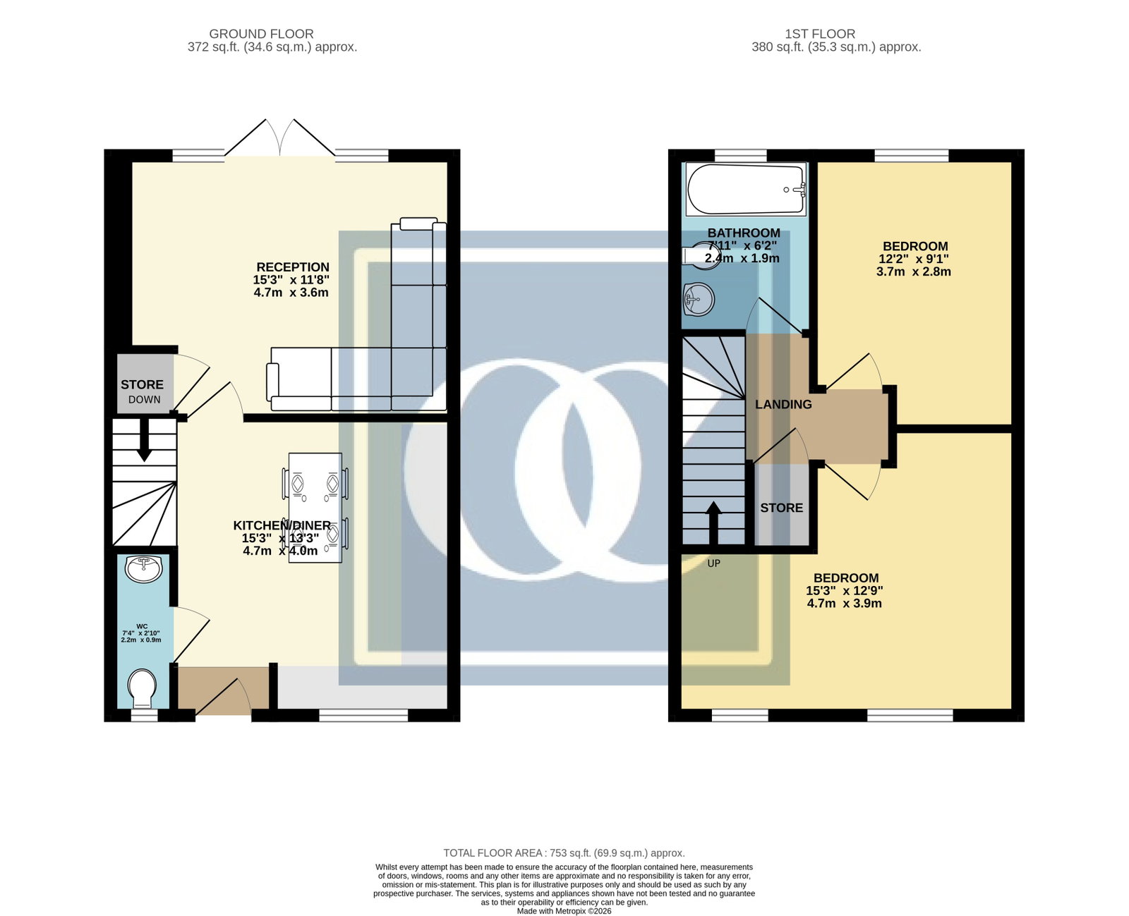 6, Pinehurst Way, Coventry floorplan