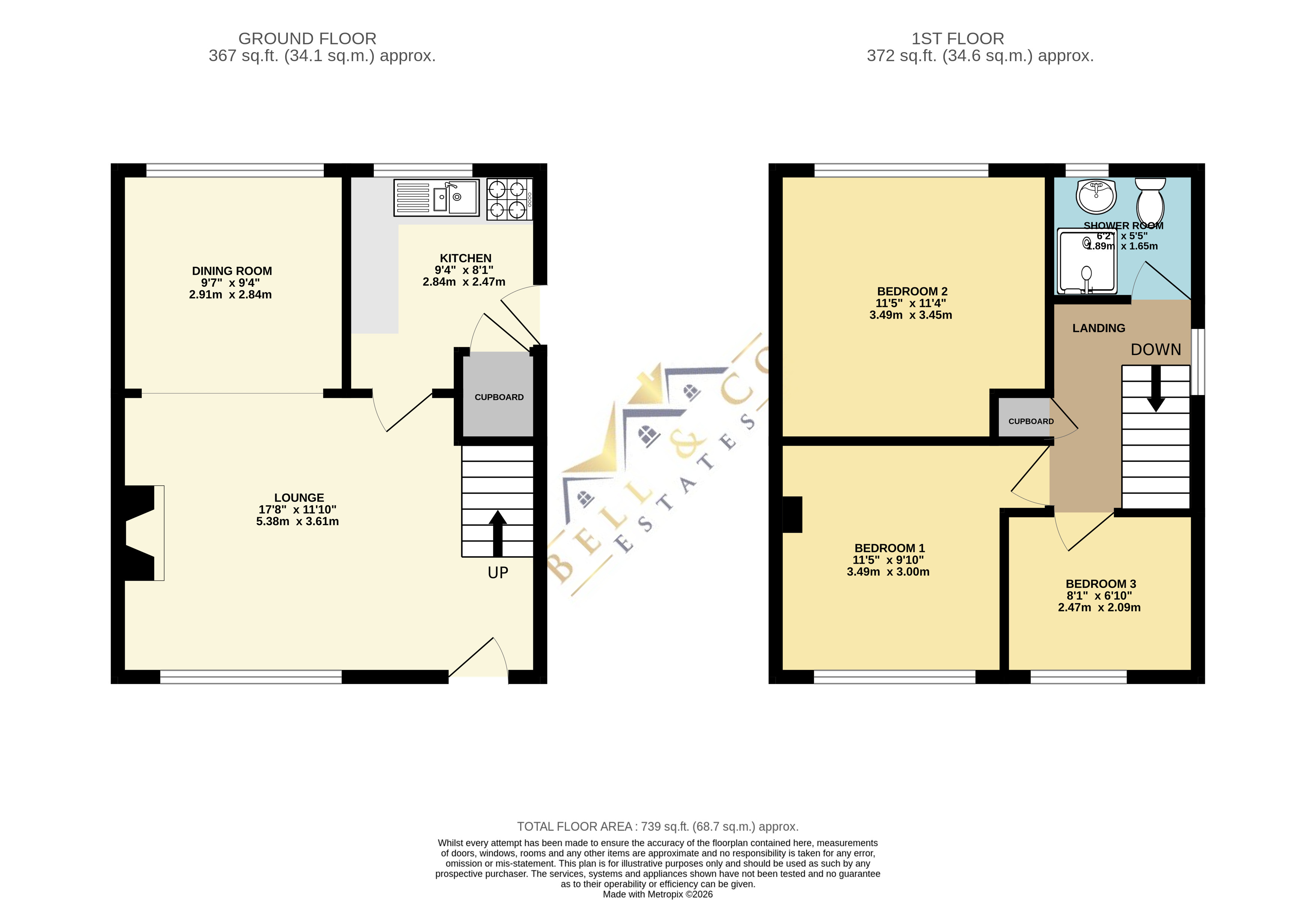 26, Osborne Road, Sheffield floorplan