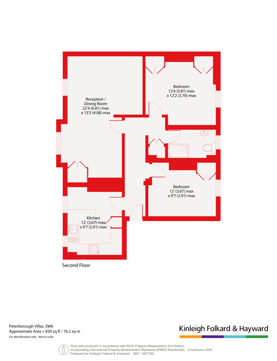 4C, Peterborough Villas, London floorplan