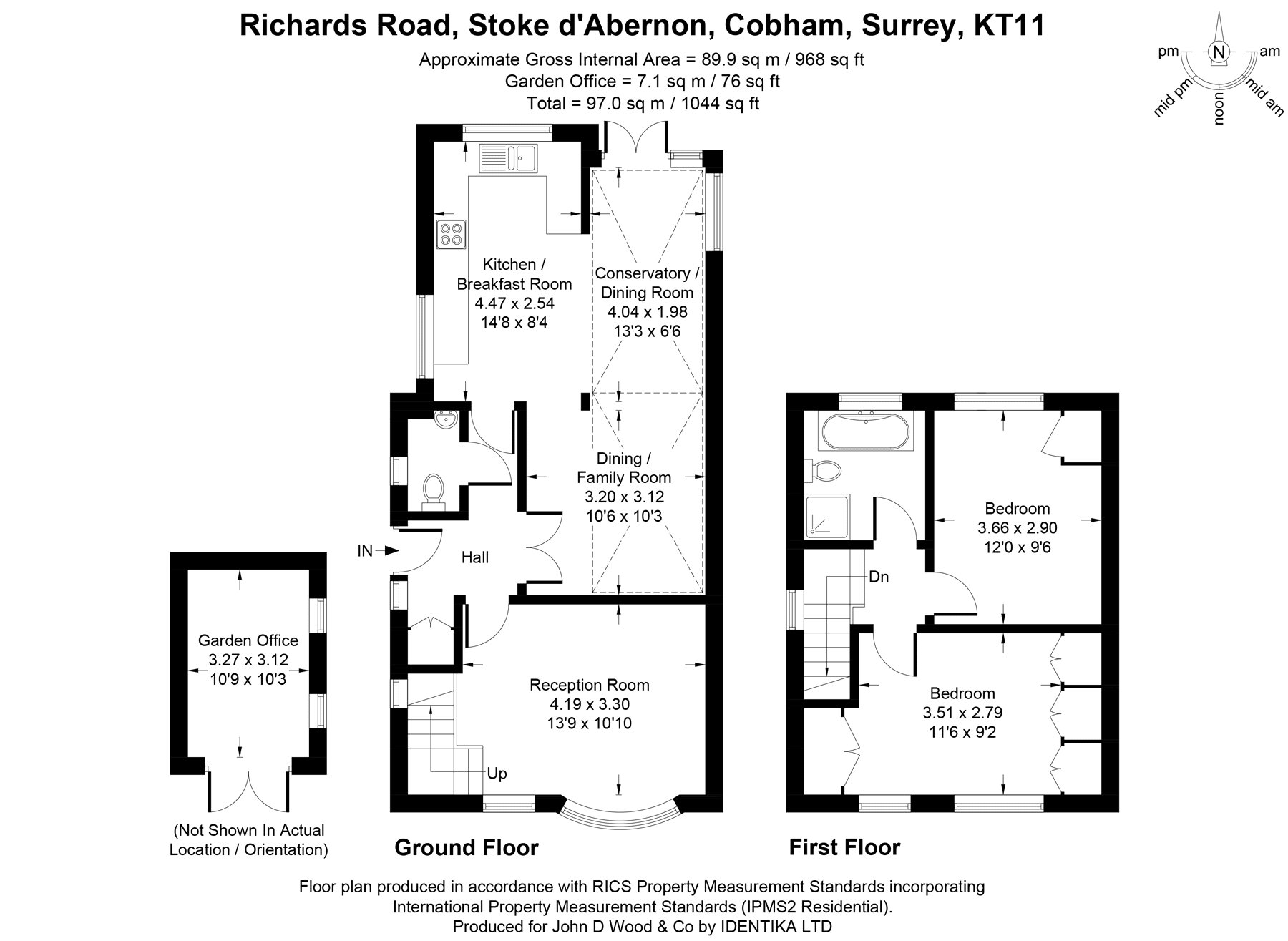3, Richards Road, Cobham floorplan