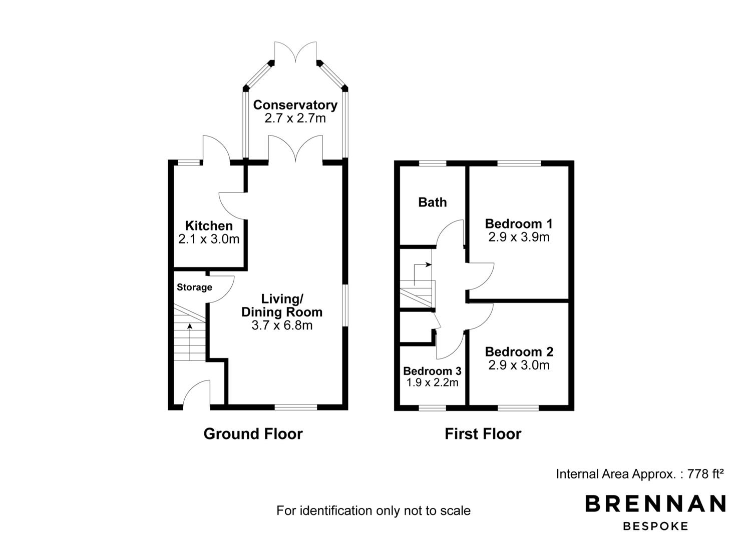 26, Leicester Close, Kettering floorplan