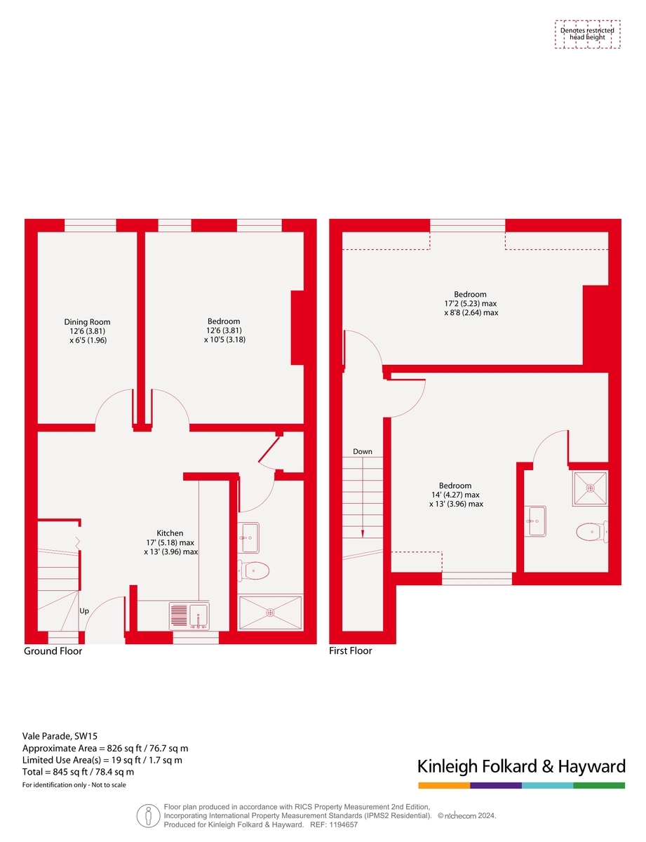 3a, Vale Parade, London floorplan