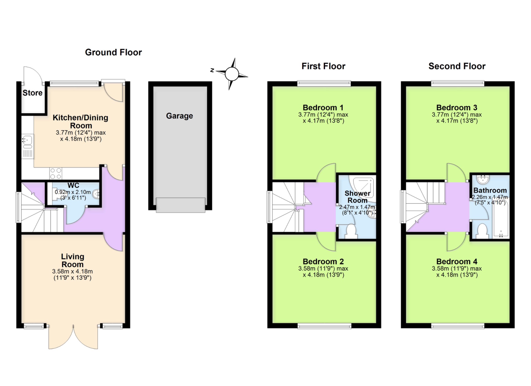 3 Chestnut Mews, Swanage floorplan