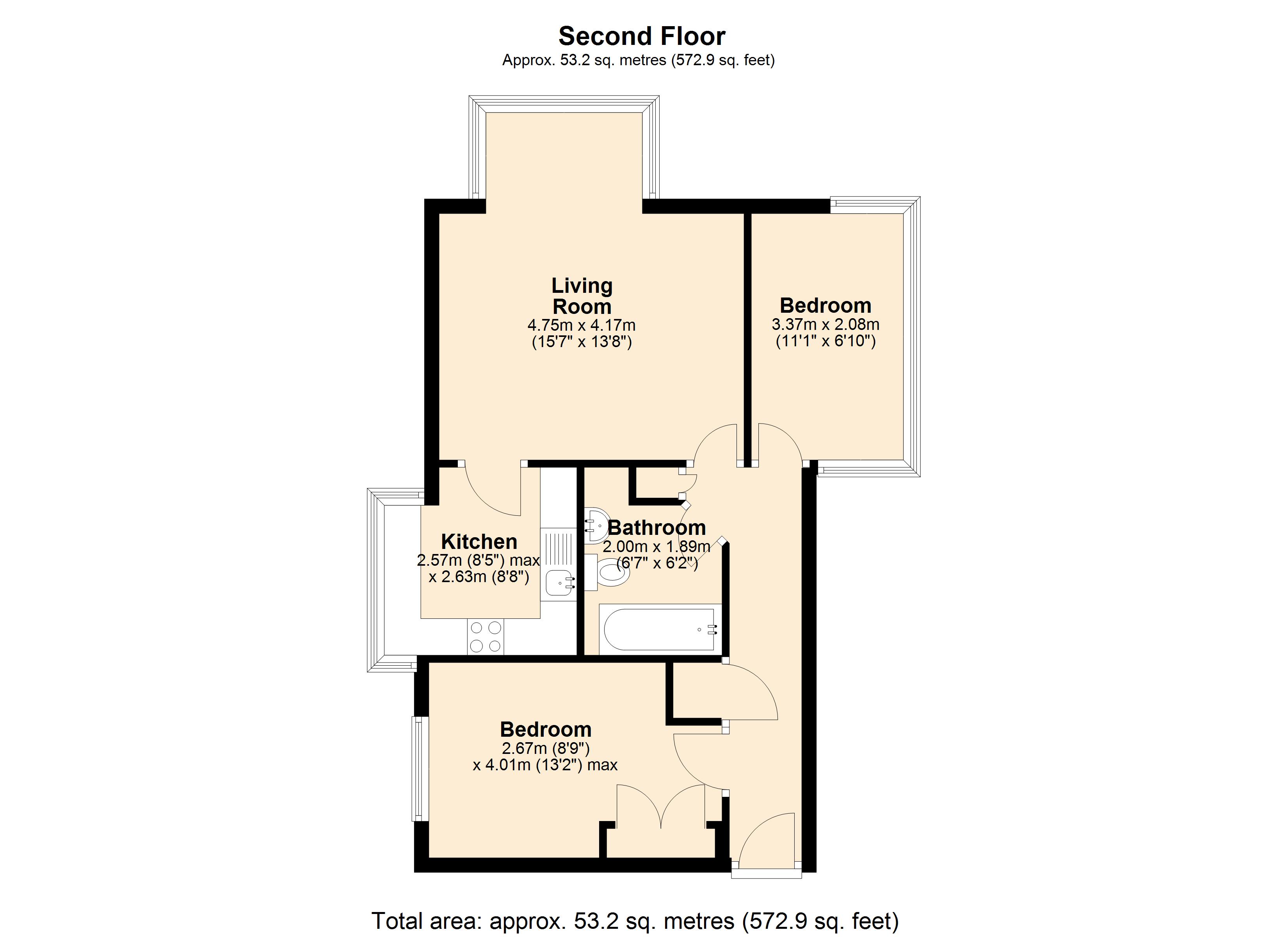 126, Kirkwood Drive, Newcaslte Upon Tyne floorplan