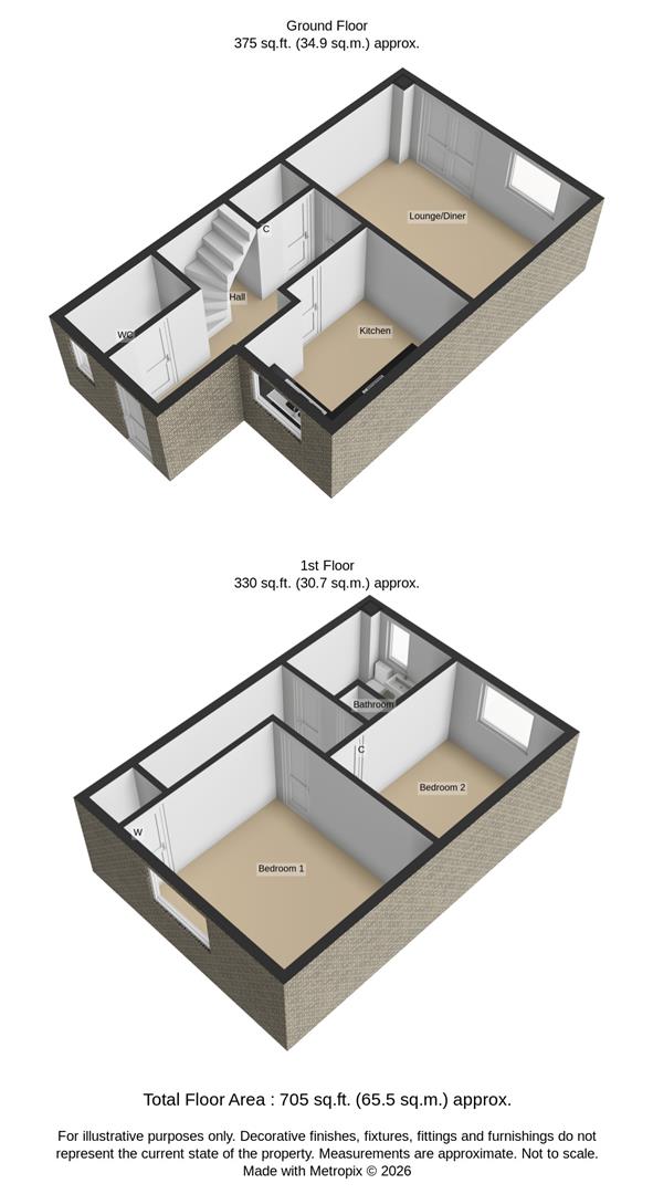 16, Ollands Road, Great Yarmouth floorplan