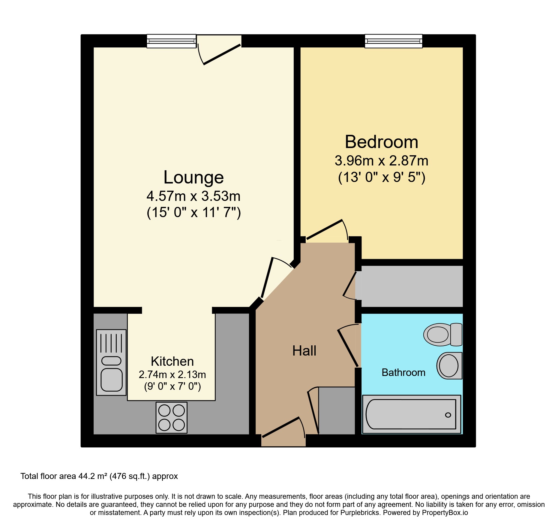 243, Parkhouse Court, Hatfield floorplan