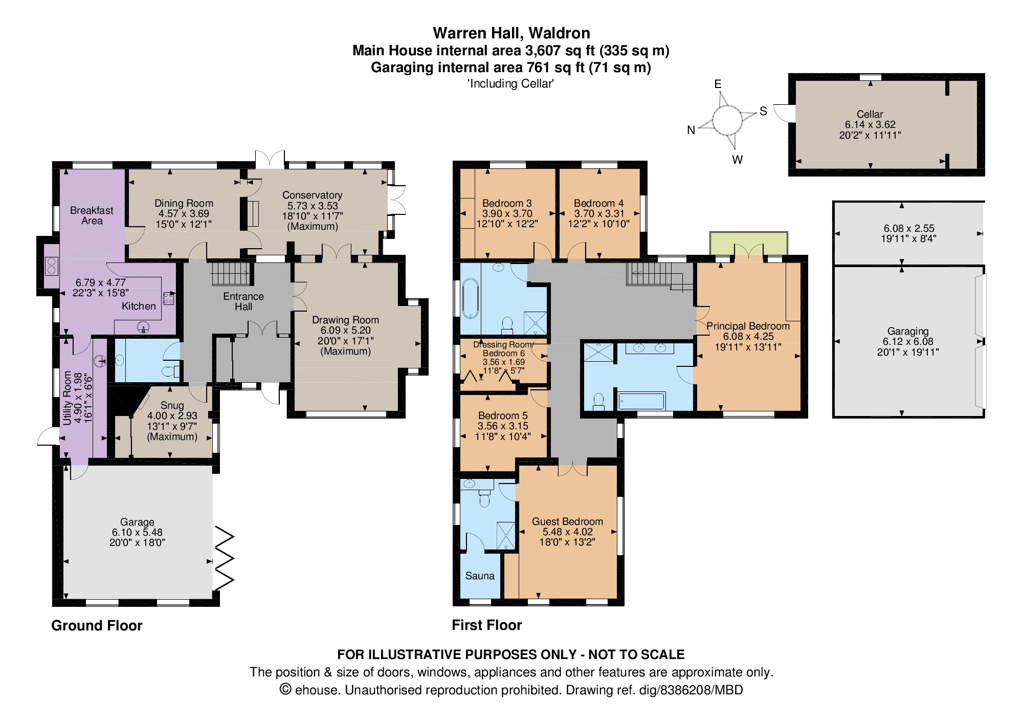 6 Bedrooms Detached house for sale in Rosers Cross, Heathfield TN21