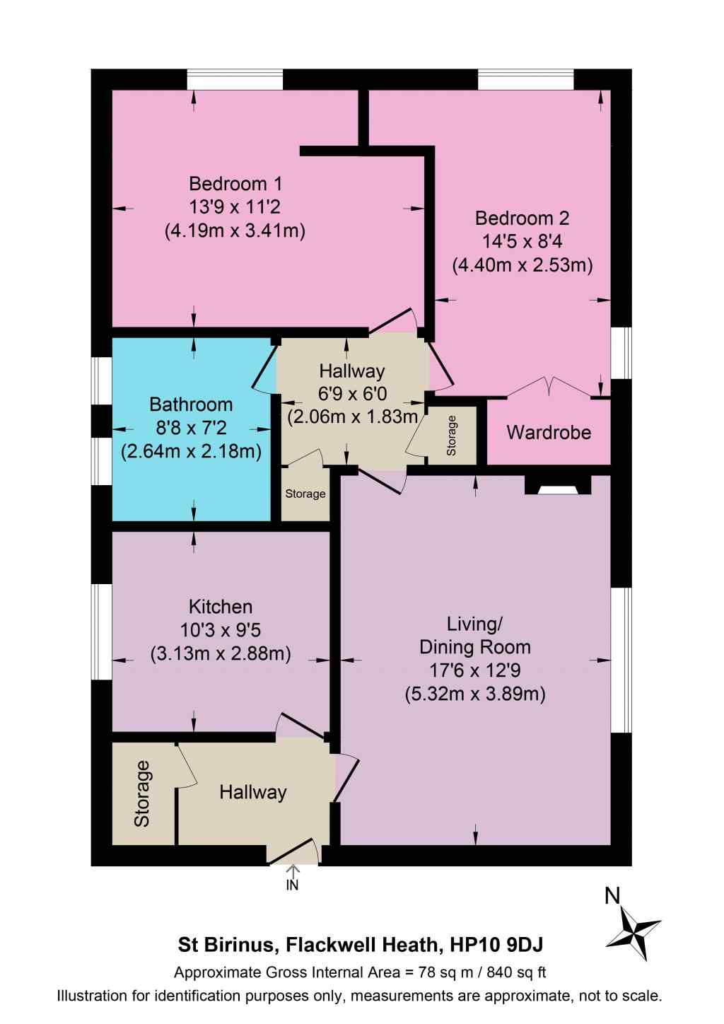 2 Bedrooms Flat for sale in St. Birinus, Flackwell Heath, High Wycombe HP10