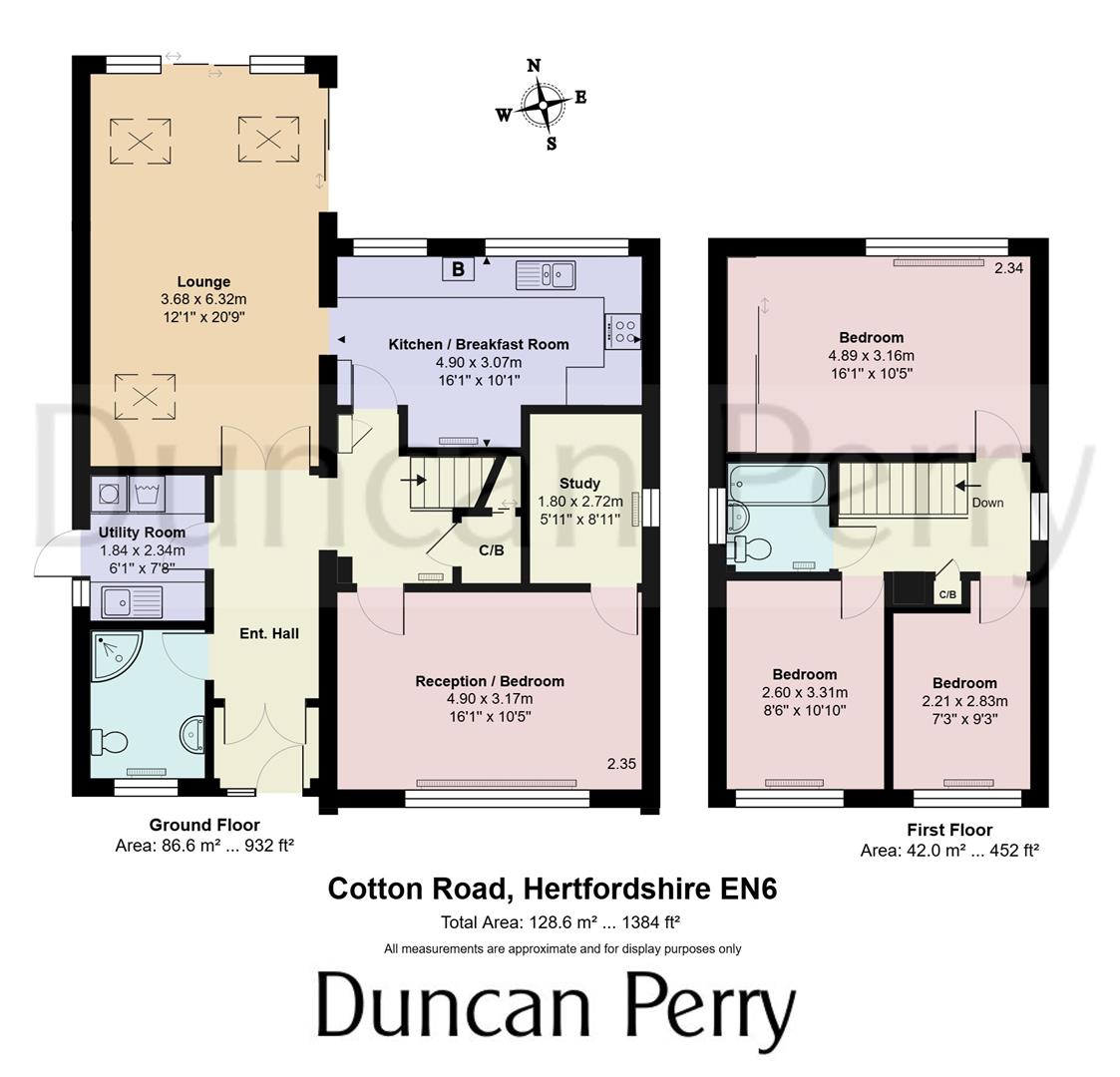 54, Cotton Road, Potters Bar floorplan