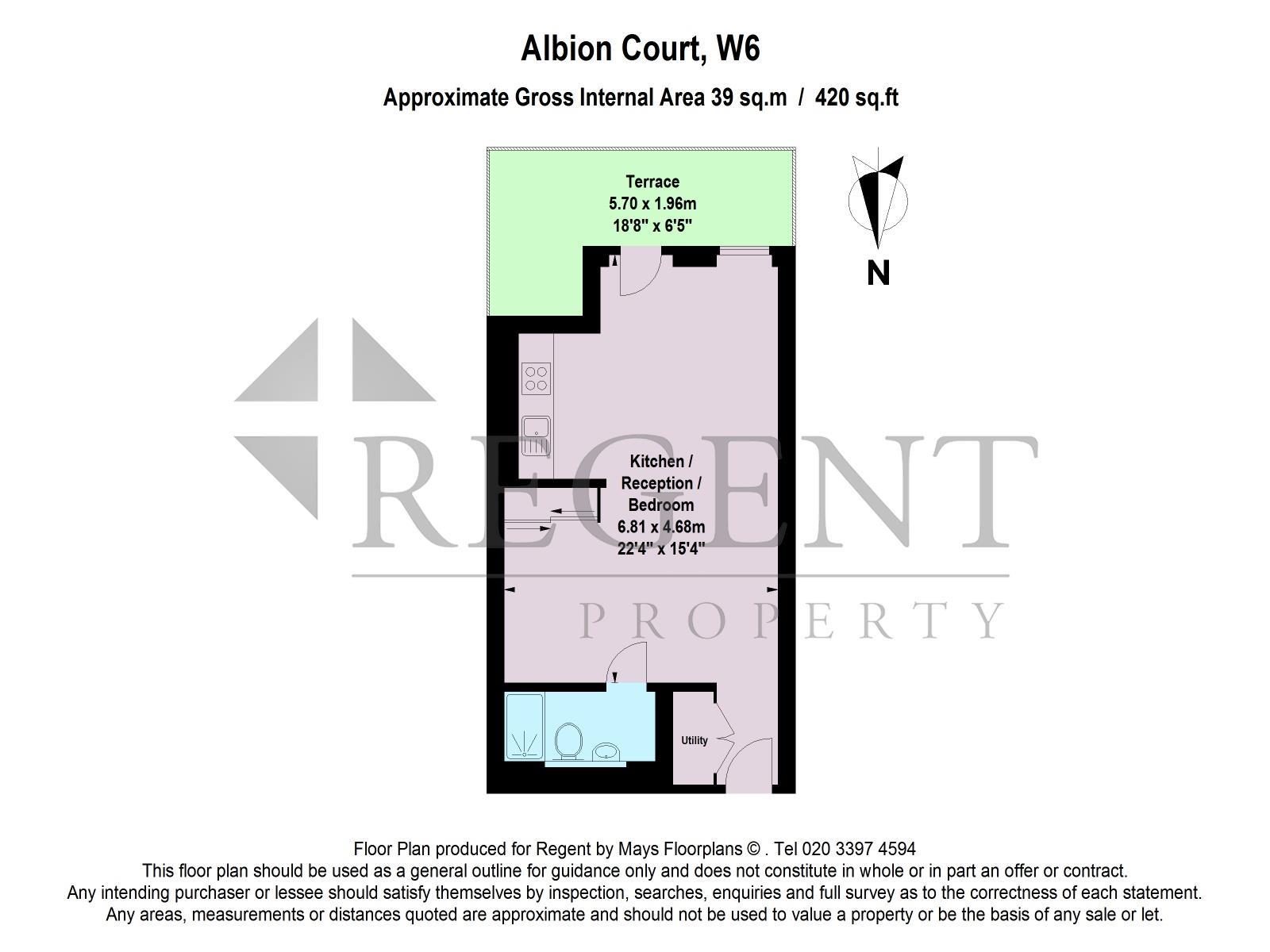 2, Apartment 27, Albion Court, London floorplan