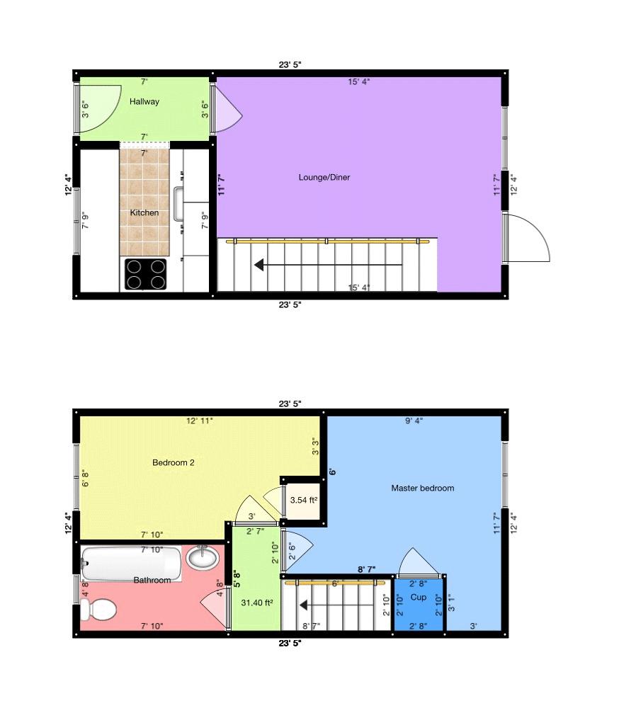 2 Bedrooms Terraced house to rent in Deacons Place, Bishops Cleeve, Cheltenham GL52